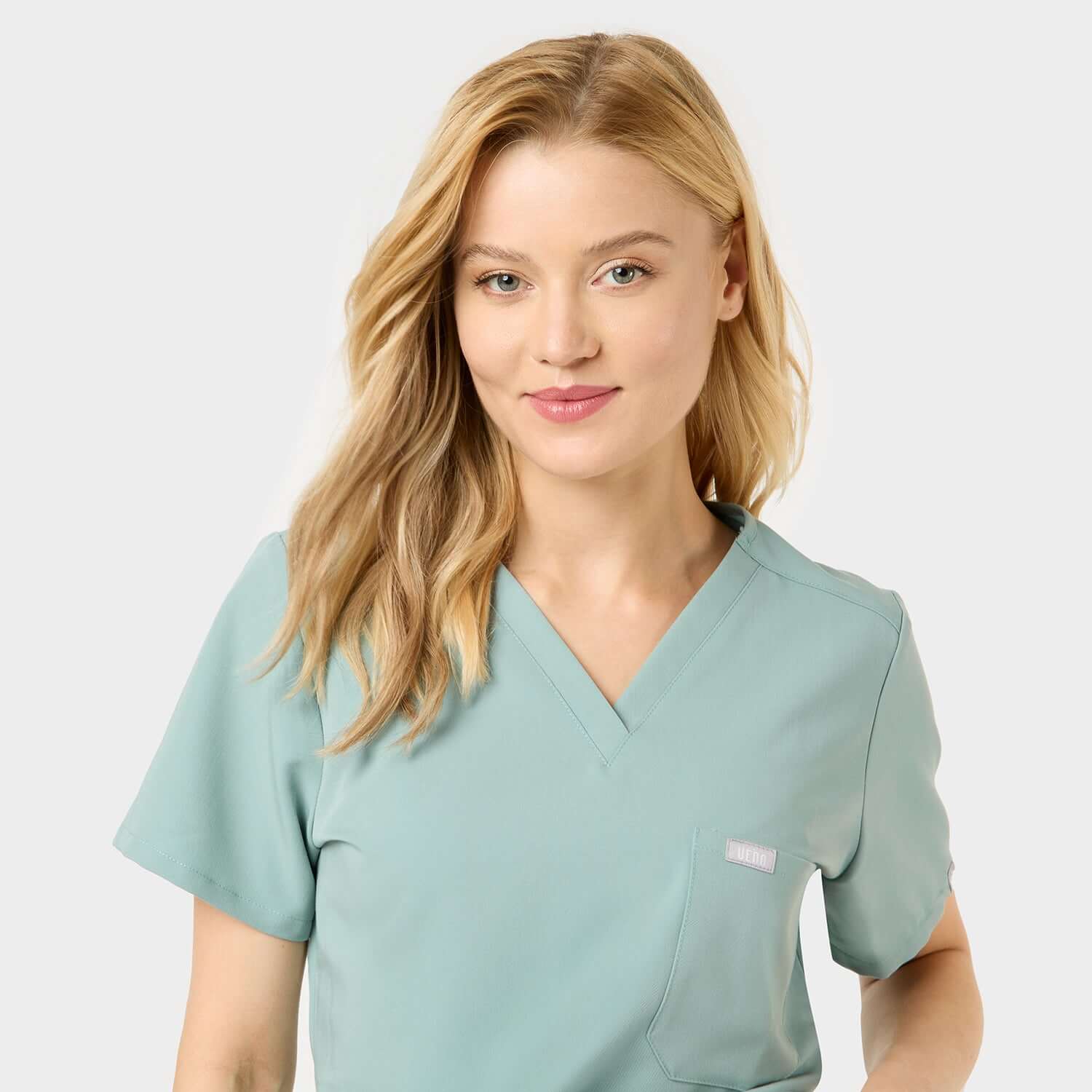 Bluza medyczna ARIA - SAGE GREEN - Image 2