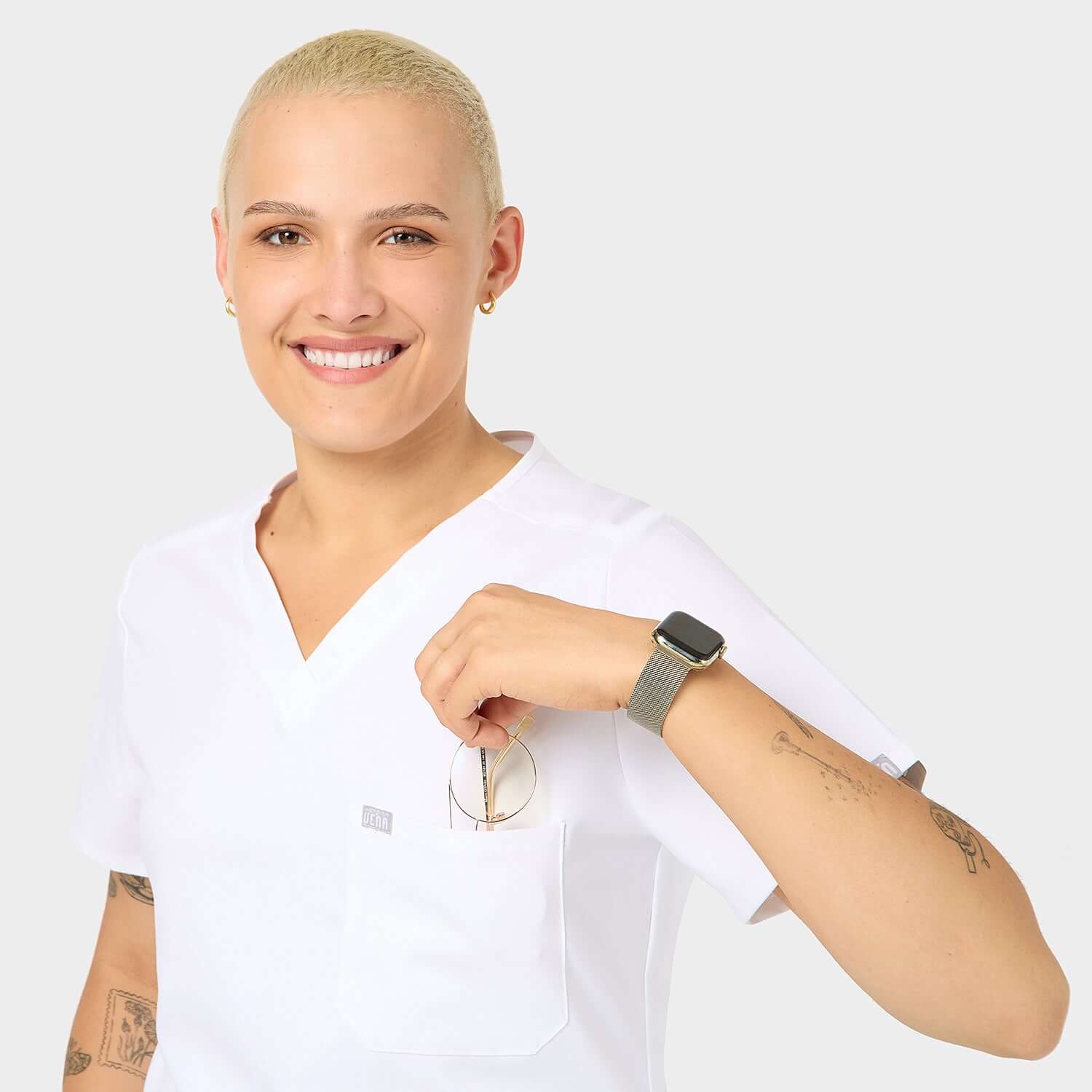 Bluza medyczna ARIA - WHITE