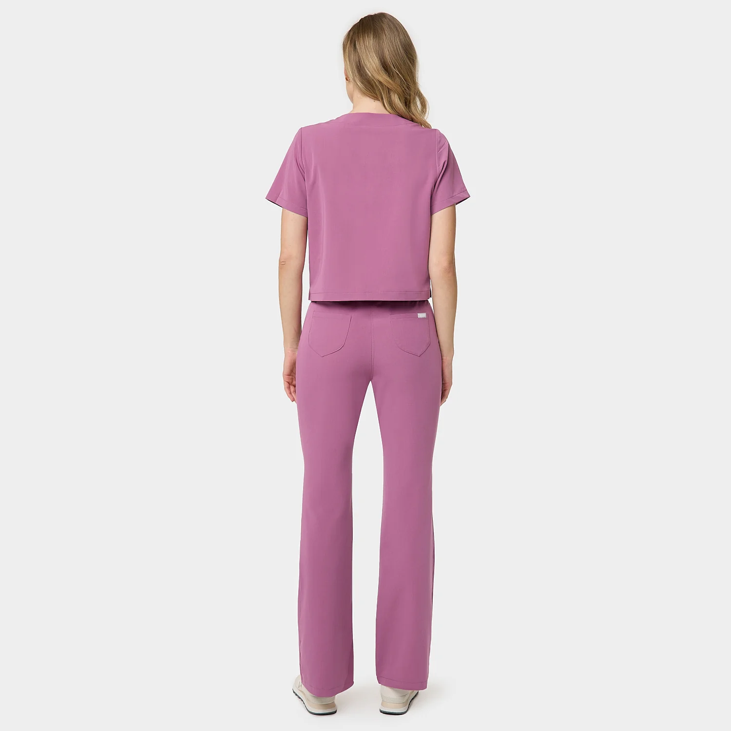 Bluza medyczna damska GAJA - BERRY CRUSH - Image 7