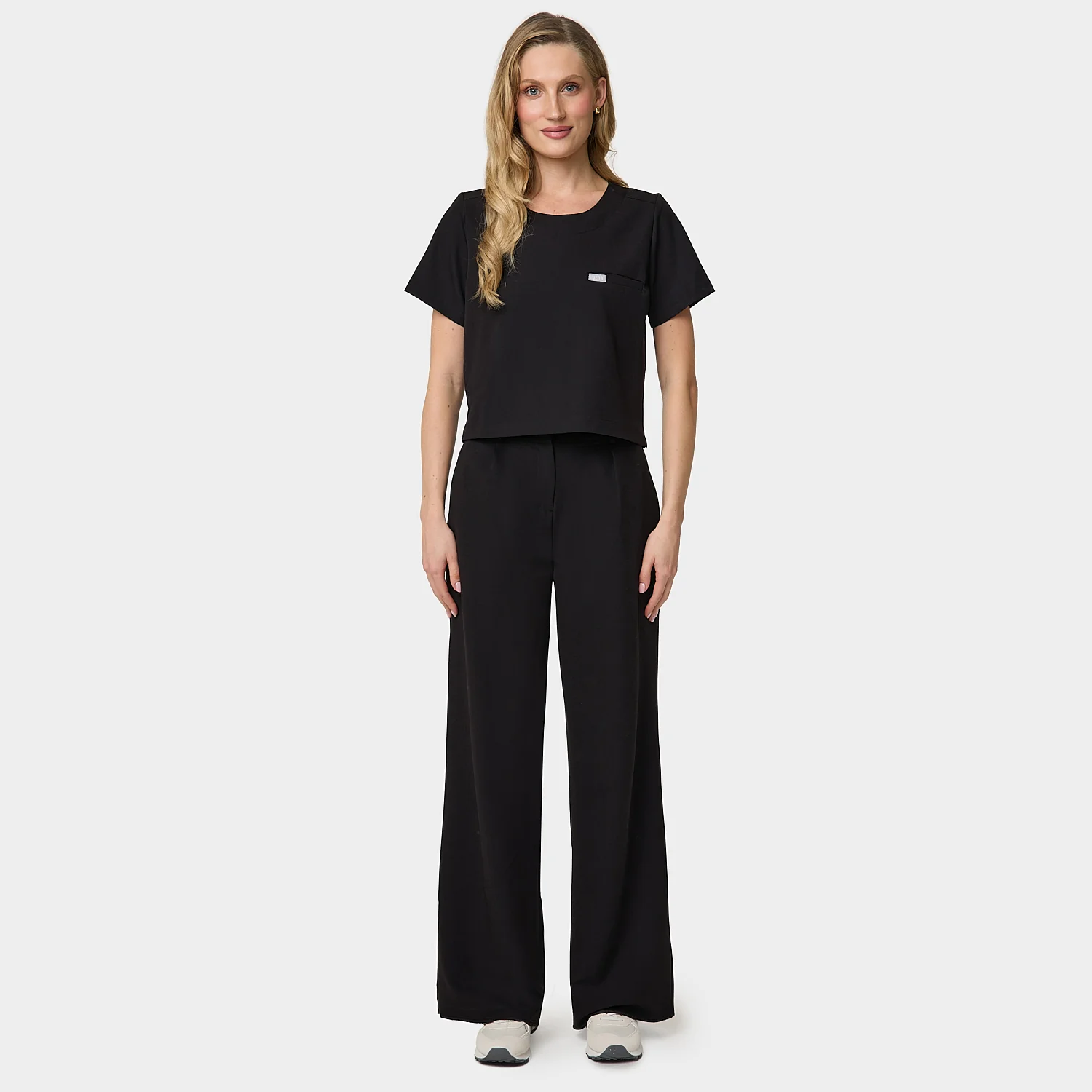 Bluza medyczna damska GAJA - BLACK