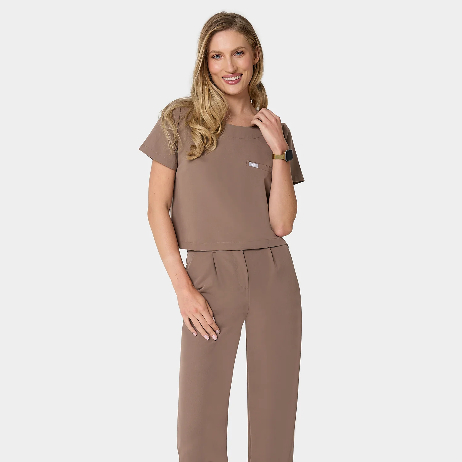 Bluza medyczna damska GAJA - MOCHA