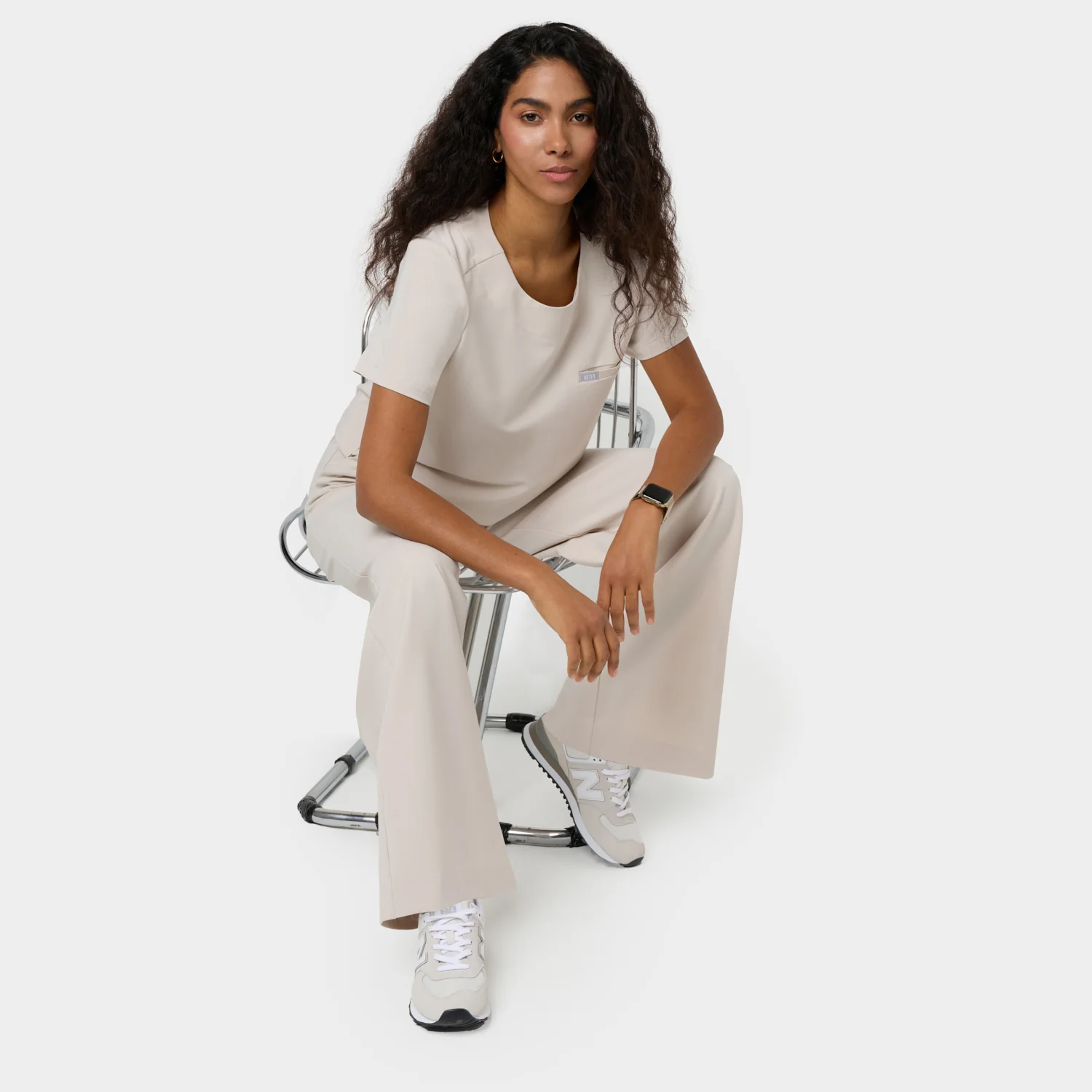Bluza medyczna damska GAJA - NUDE
