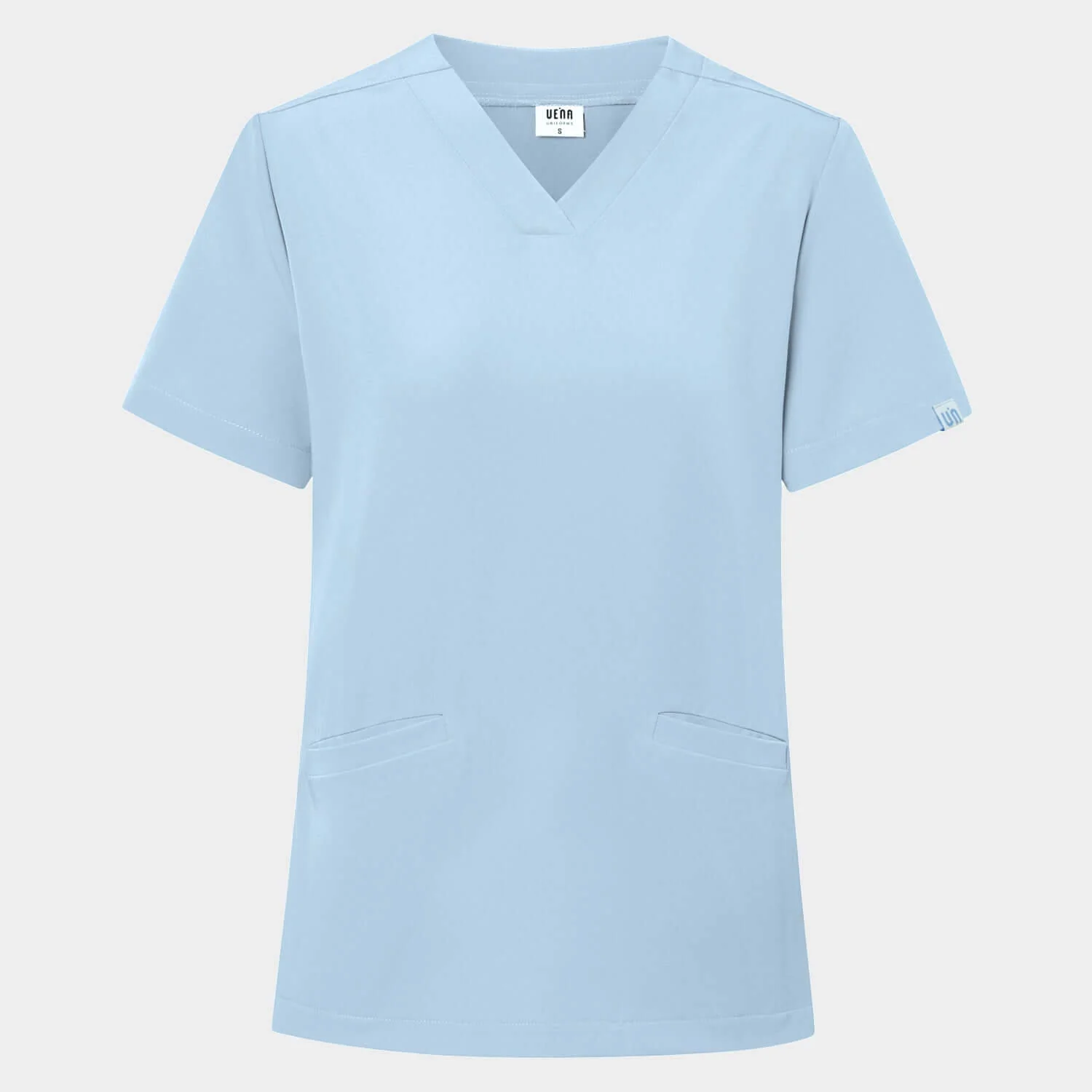 Bluza medyczna EMILY scrubs - BABY BLUE - Image 6