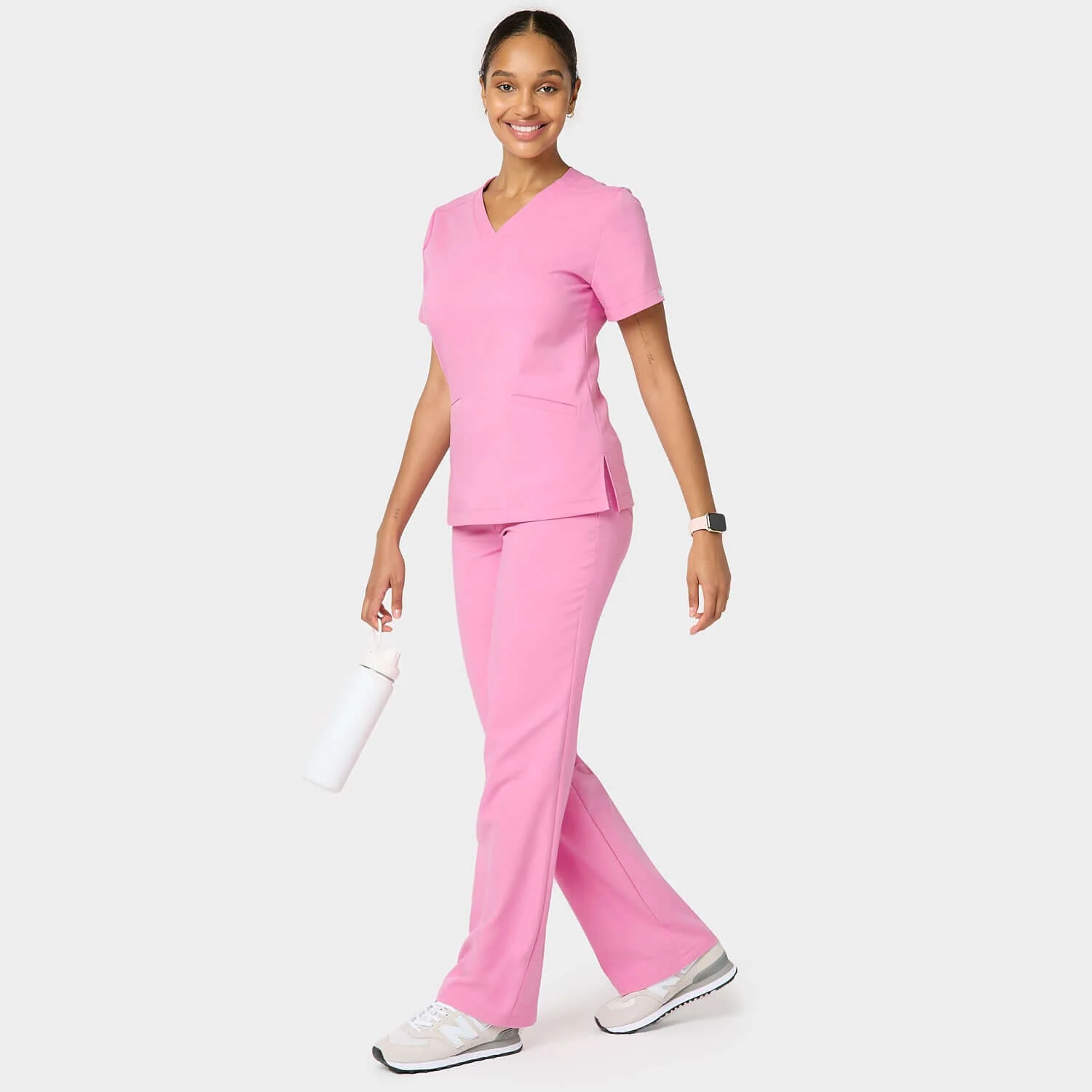 Bluza medyczna EMILY scrubs - CANDY PINK - Image 5