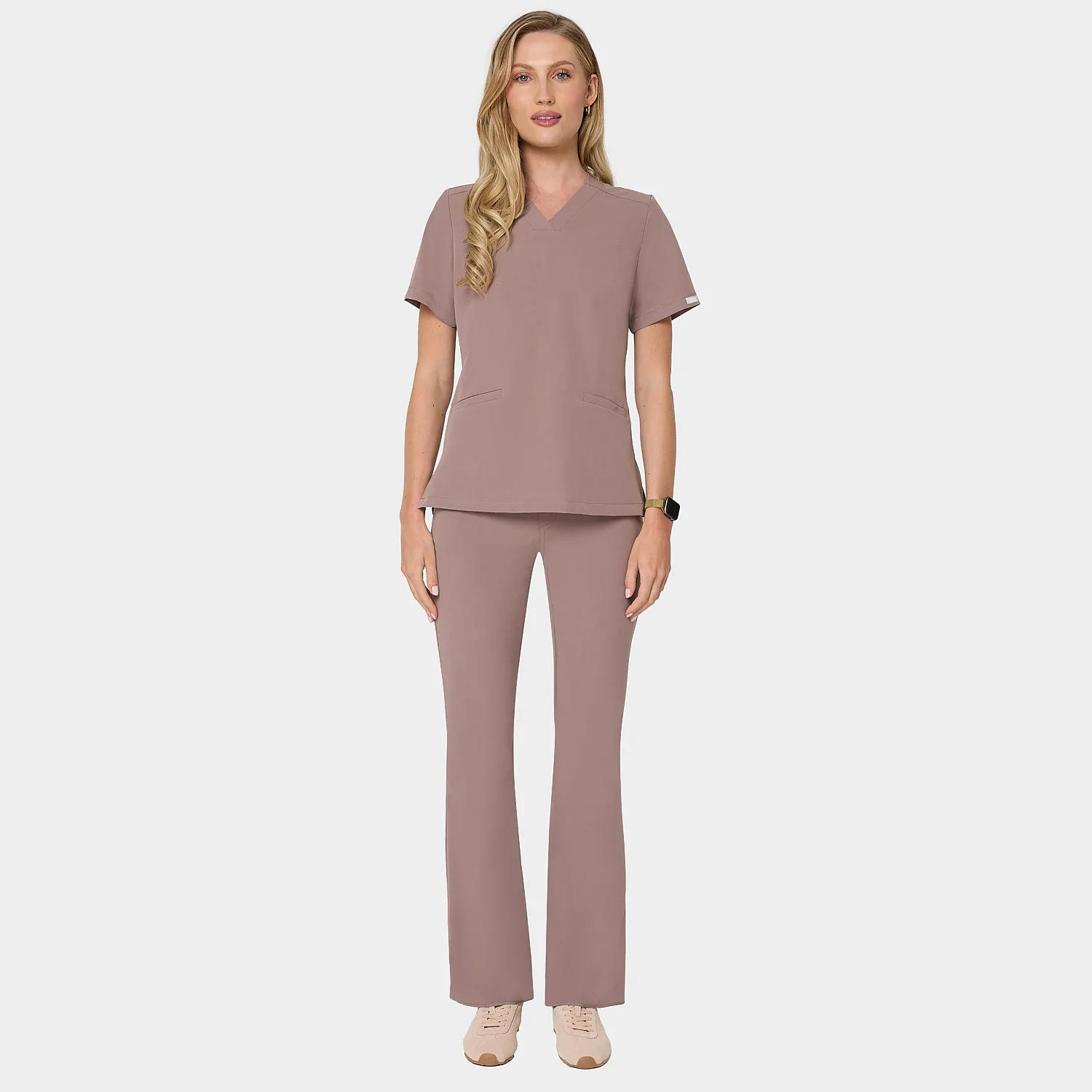 Bluza medyczna EMILY scrubs - LIGHT BROWN
