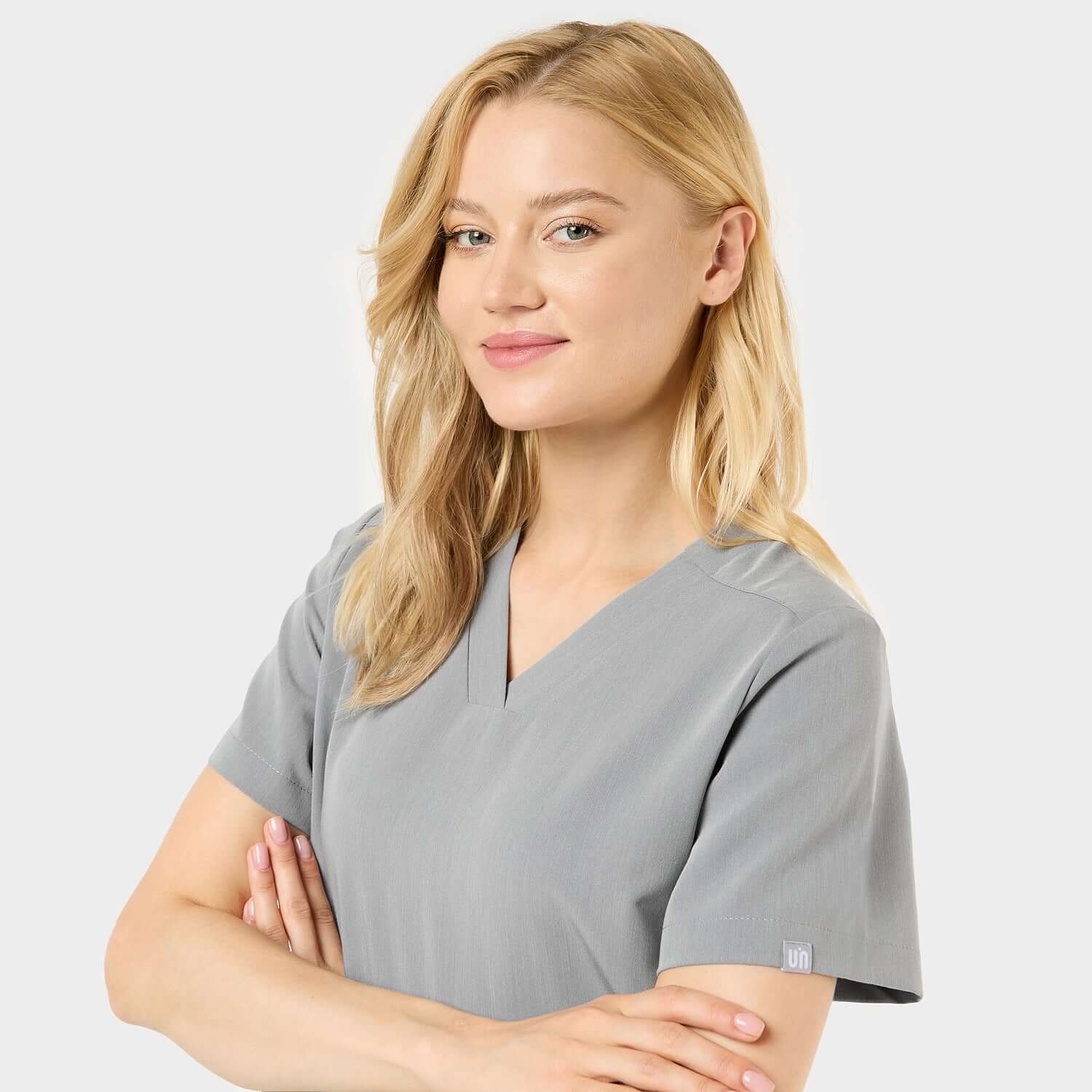 Bluza medyczna EMILY scrubs - MISTY GREY - Image 3
