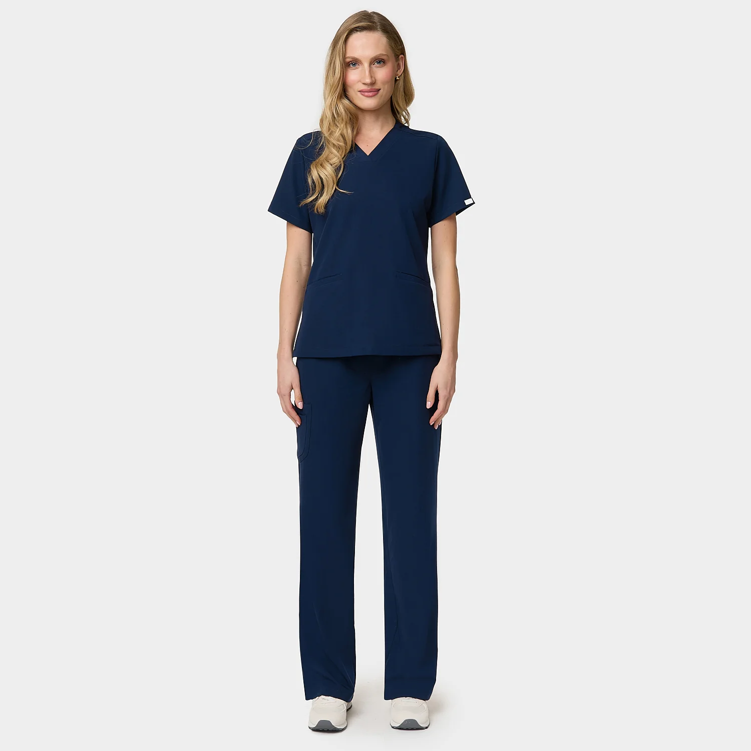 Bluza medyczna EMILY scrubs - NAVY - Image 2