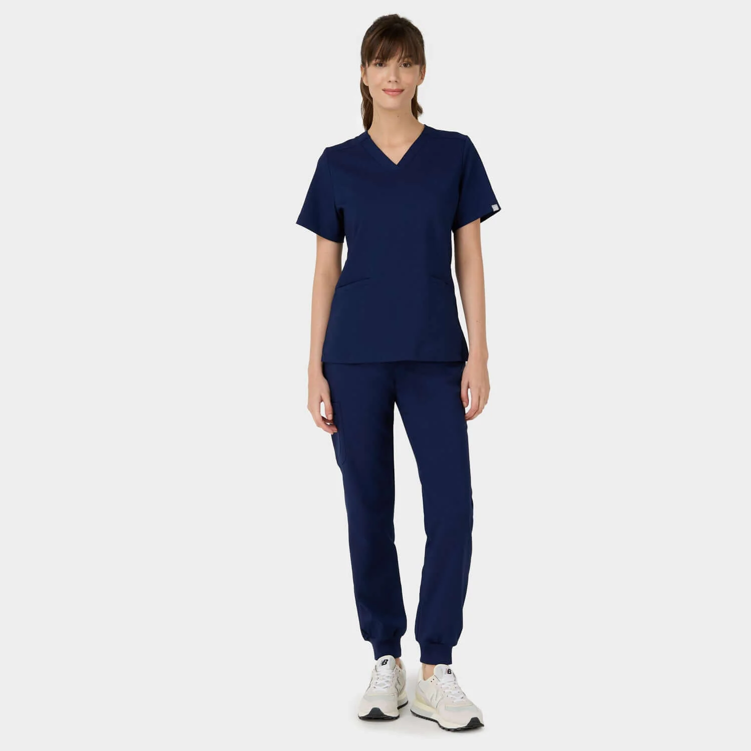 Bluza medyczna EMILY scrubs - NAVY - Image 6