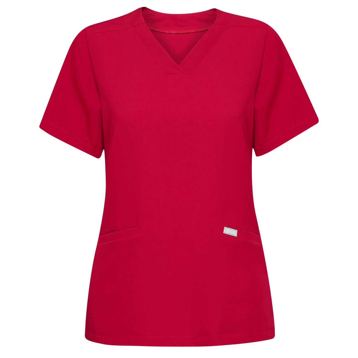 Bluza medyczna EMILY scrubs - RED CHERRY - Image 9