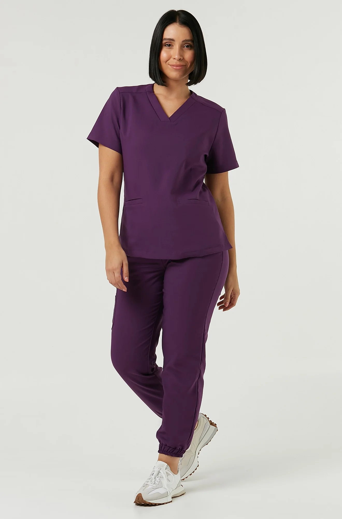 Bluza medyczna EMILY scrubs - ROYAL PLUM