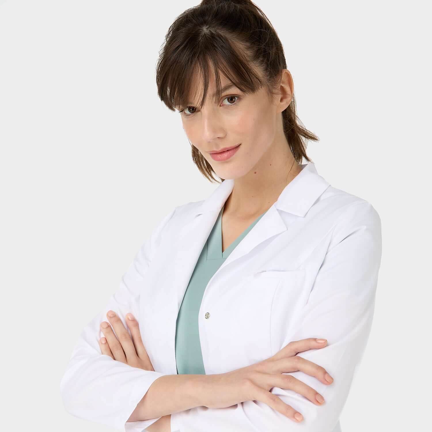 Bluza medyczna EMILY scrubs - SAGE GREEN - Image 10