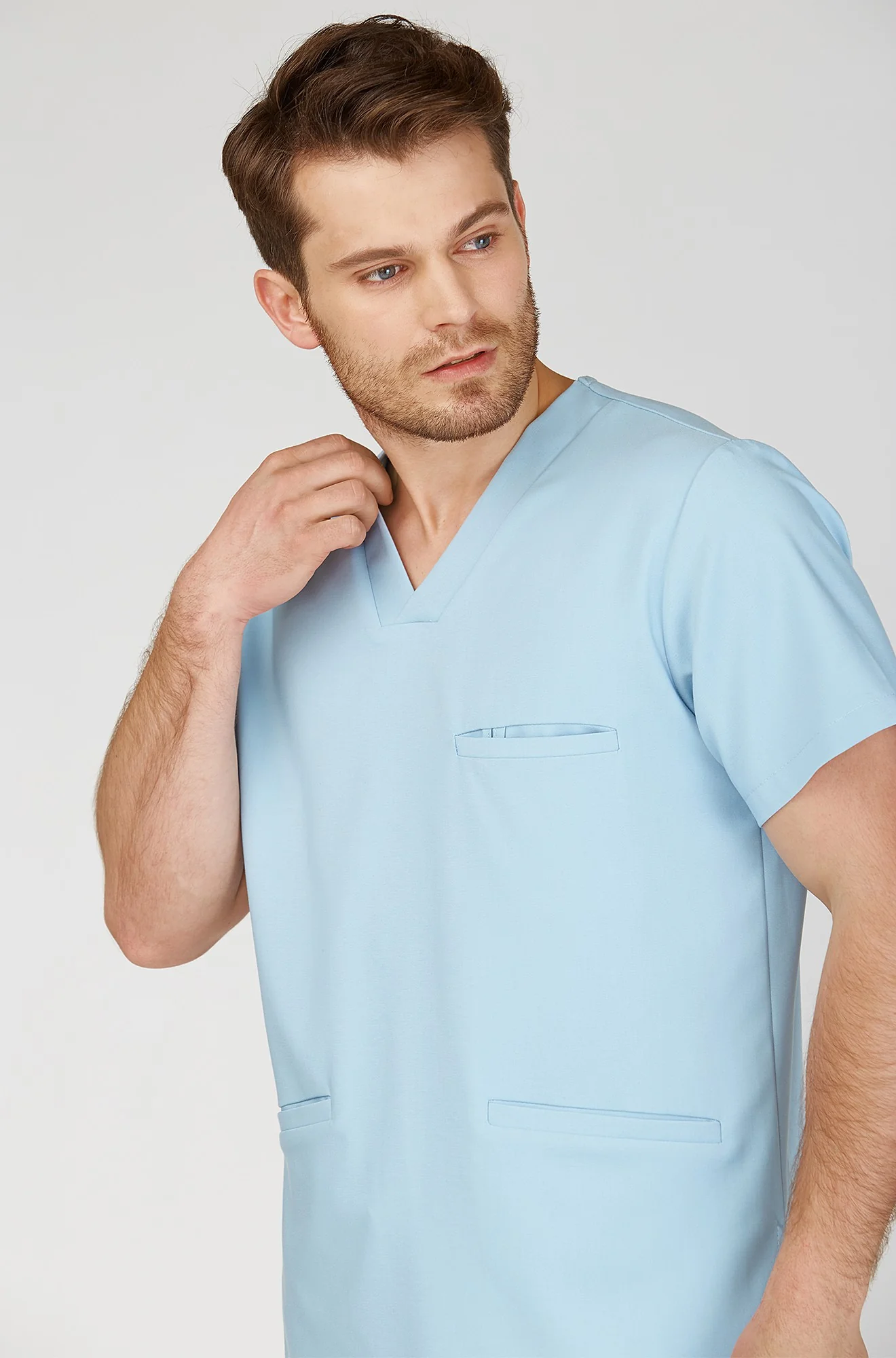 Bluza medyczna męska LOGAN - DREAM BLUE