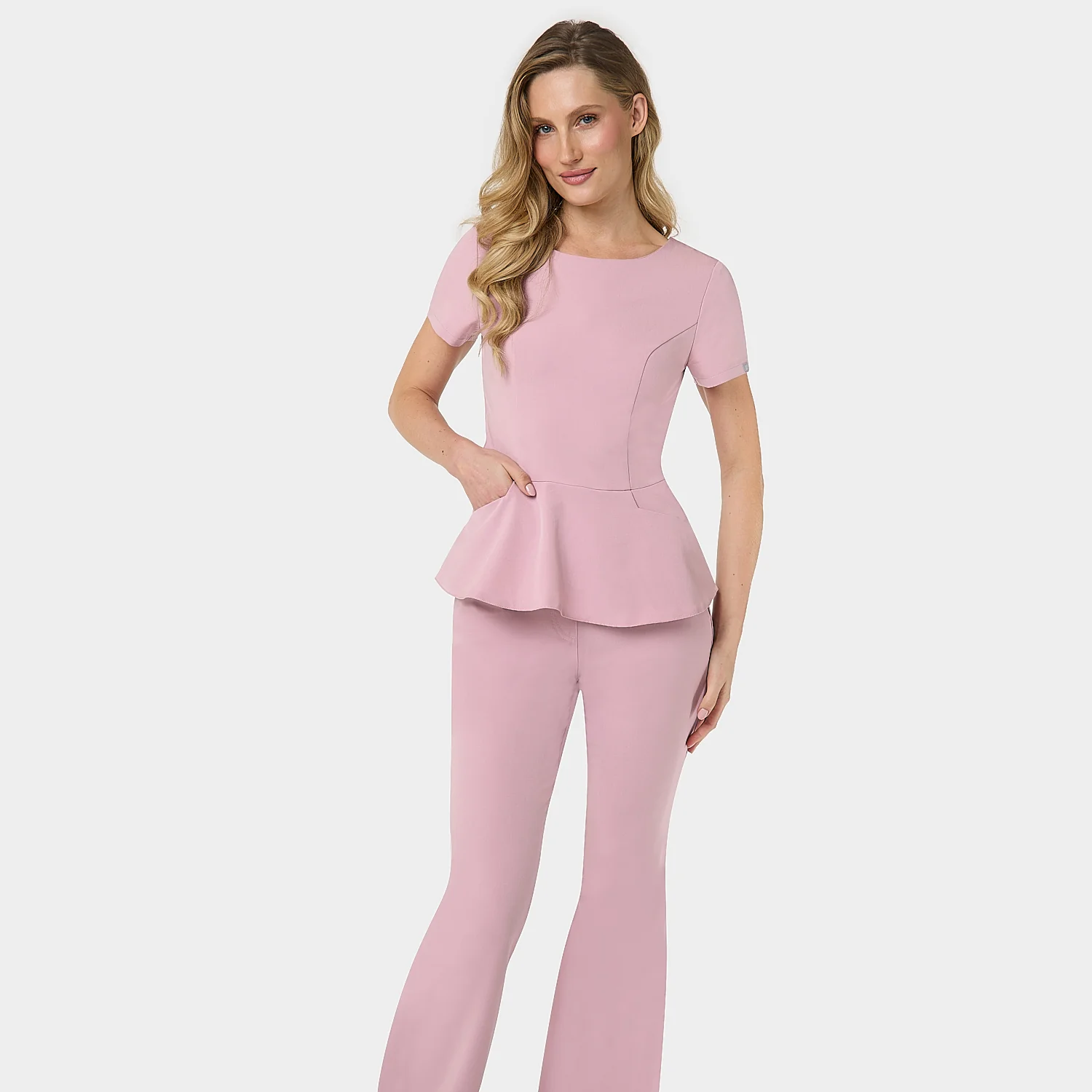 Bluza medyczna z baskinką KIM - FIRST KISS - Image 3