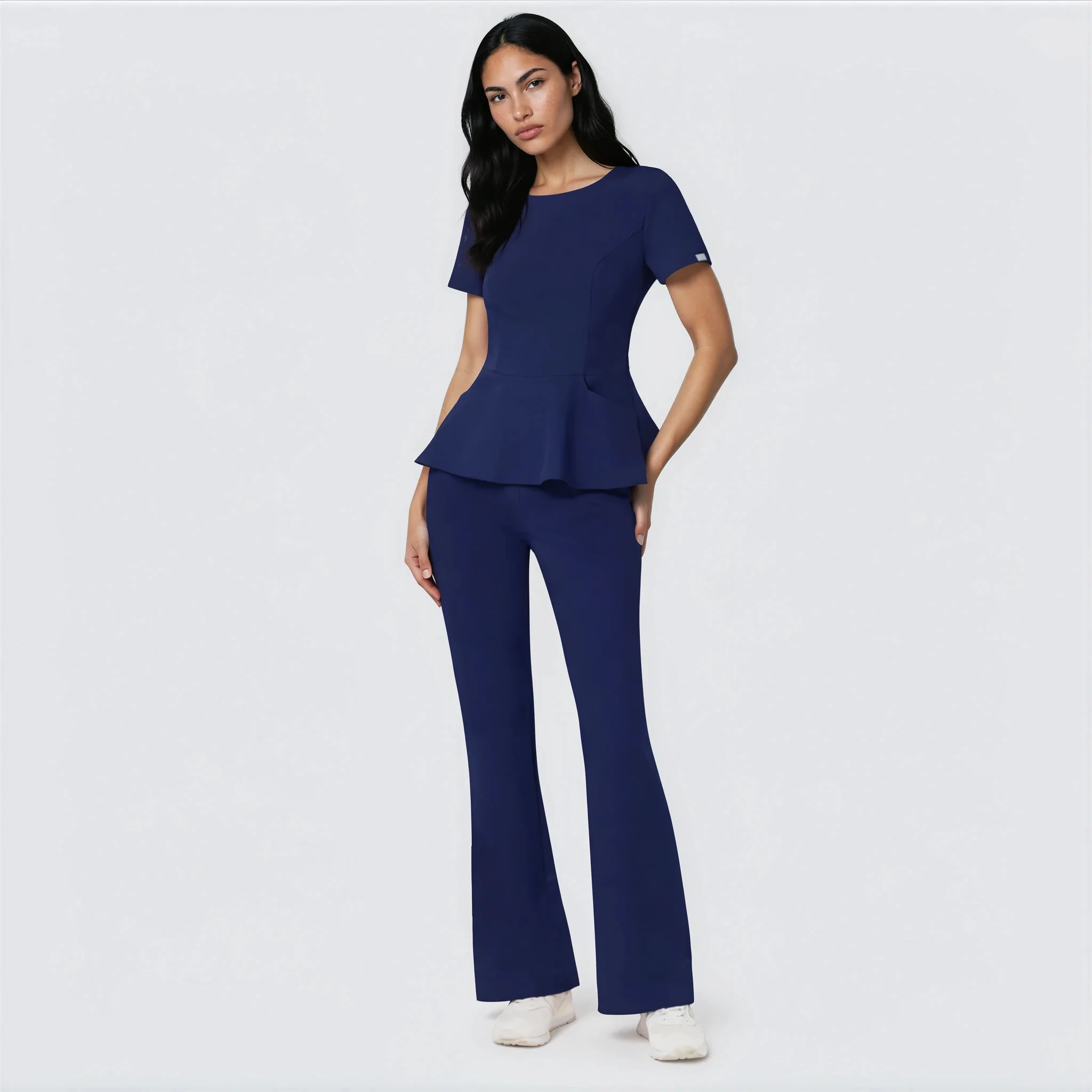 Bluza medyczna z baskinką KIM - NAVY