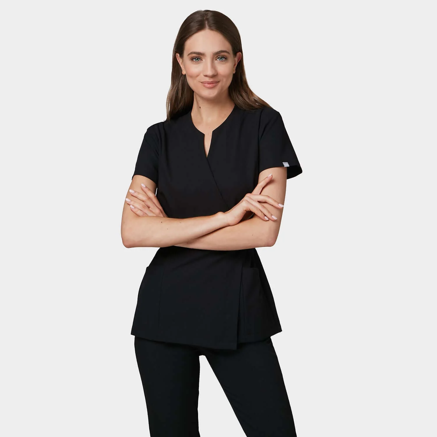 Fartuszek medyczny KATE - BLACK - Image 2