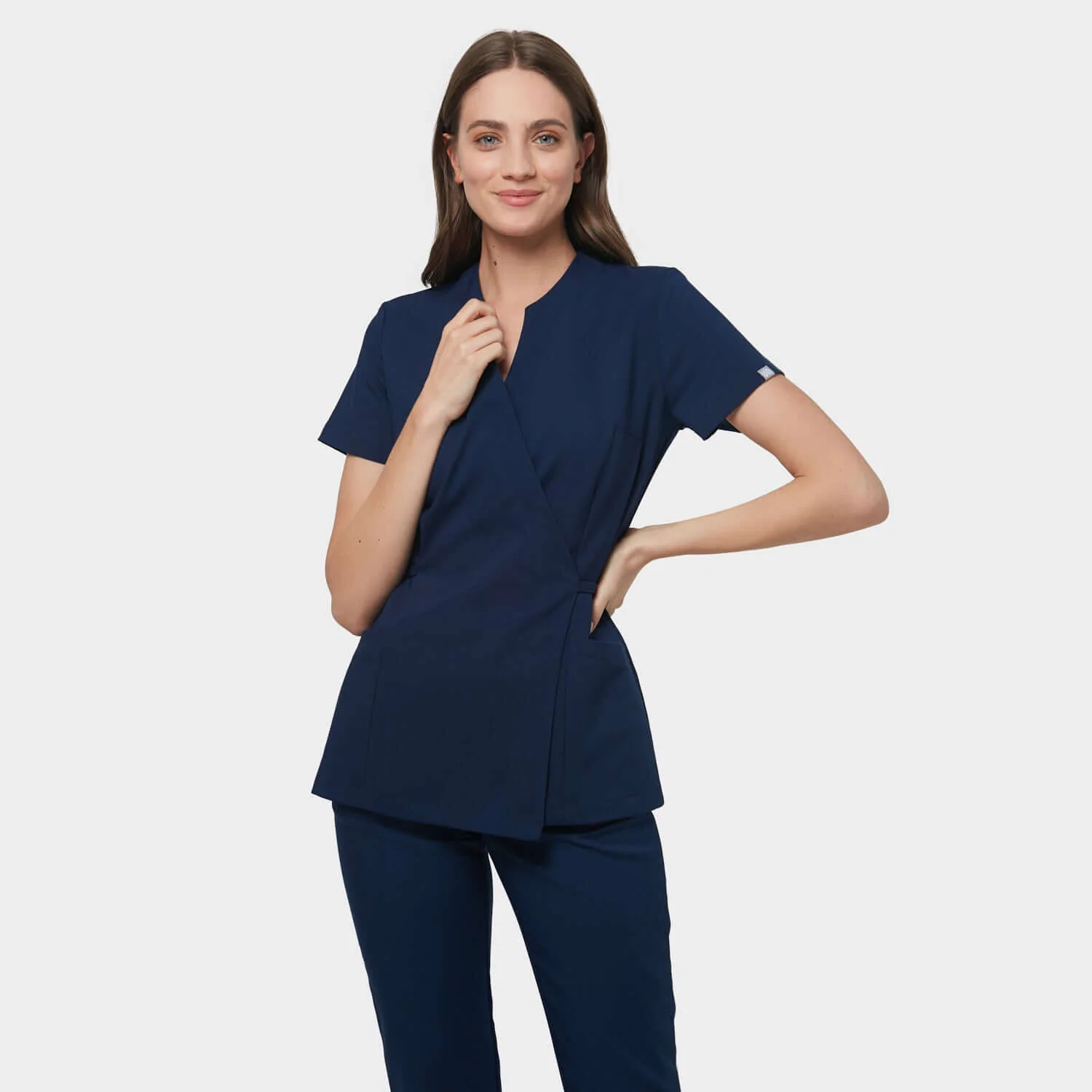 Fartuszek medyczny KATE - NAVY - Image 3