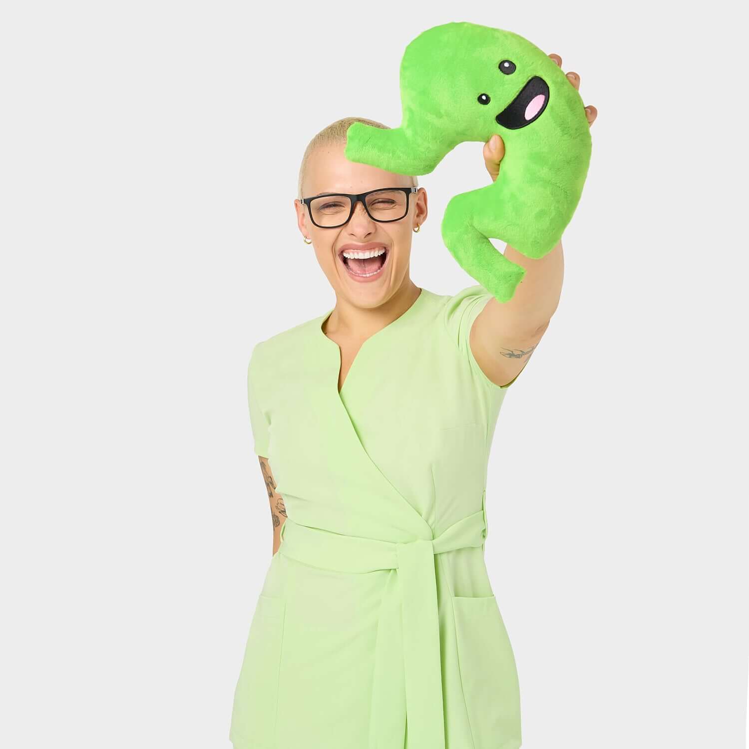 Fartuszek medyczny SOPHIA - MATCHA - Image 2
