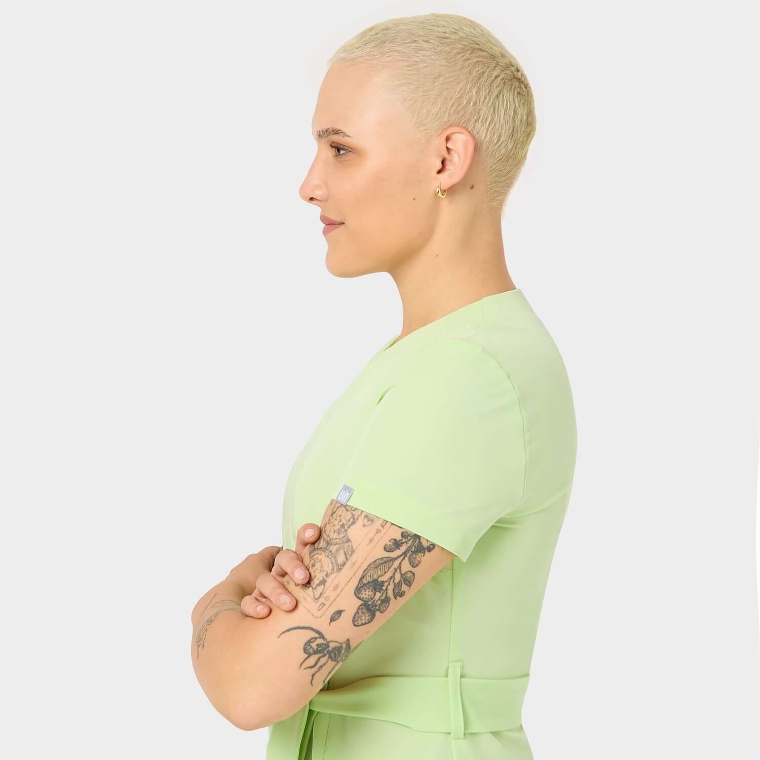 Fartuszek medyczny SOPHIA - MATCHA - Image 3