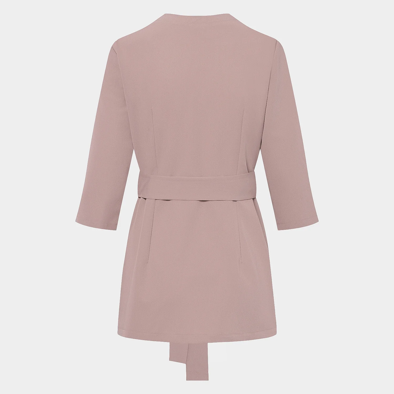 Fartuszek medyczny SOPHIA rękawy 3/4 - DUSTY PINK - Image 8