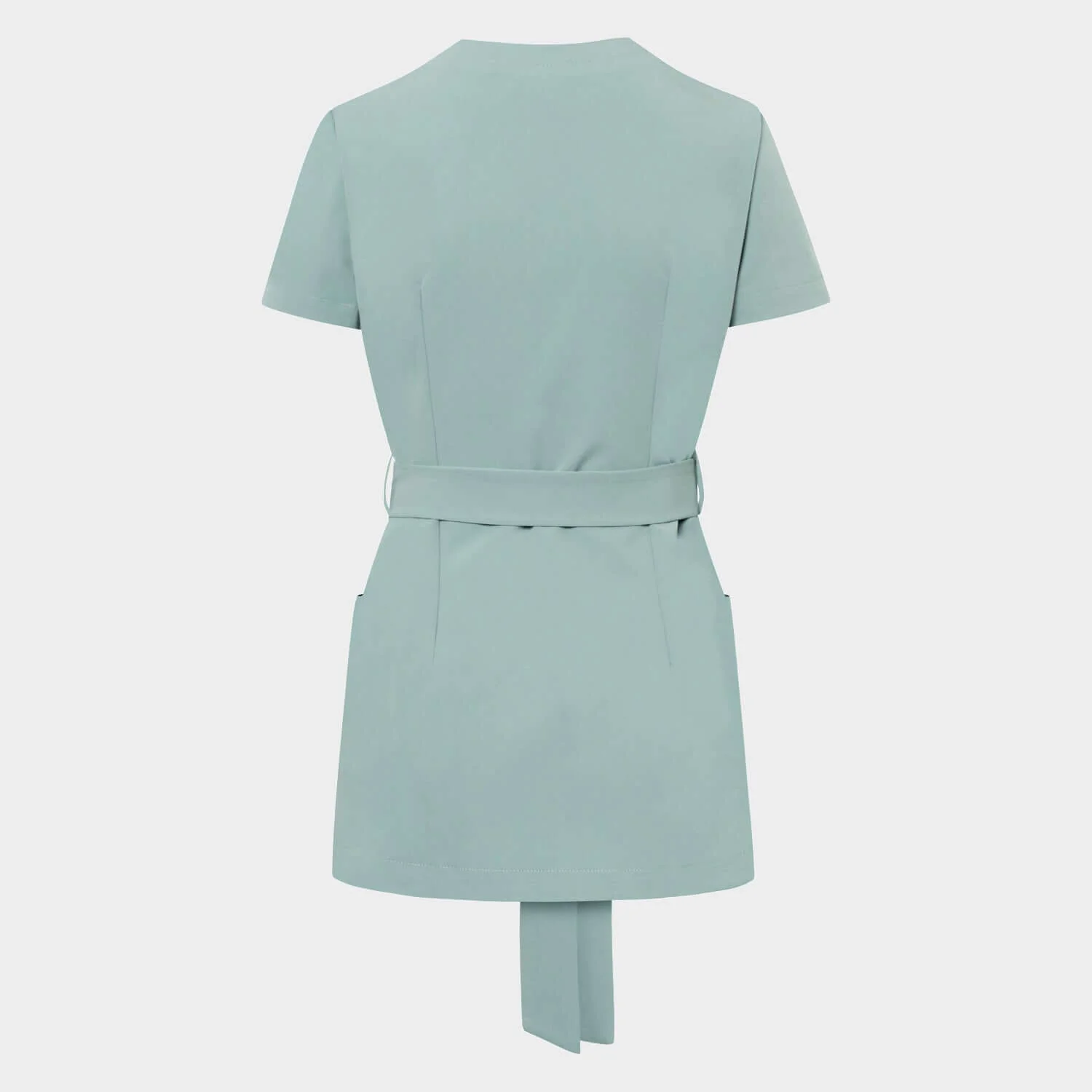 Fartuszek medyczny wiązany SOPHIA - SAGE GREEN - Image 7