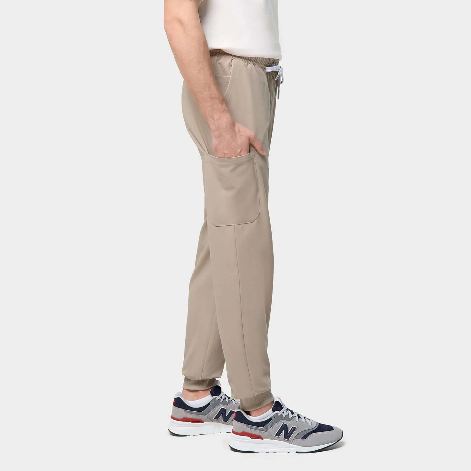 Spodnie Joggery męskie - LATTE - Image 2