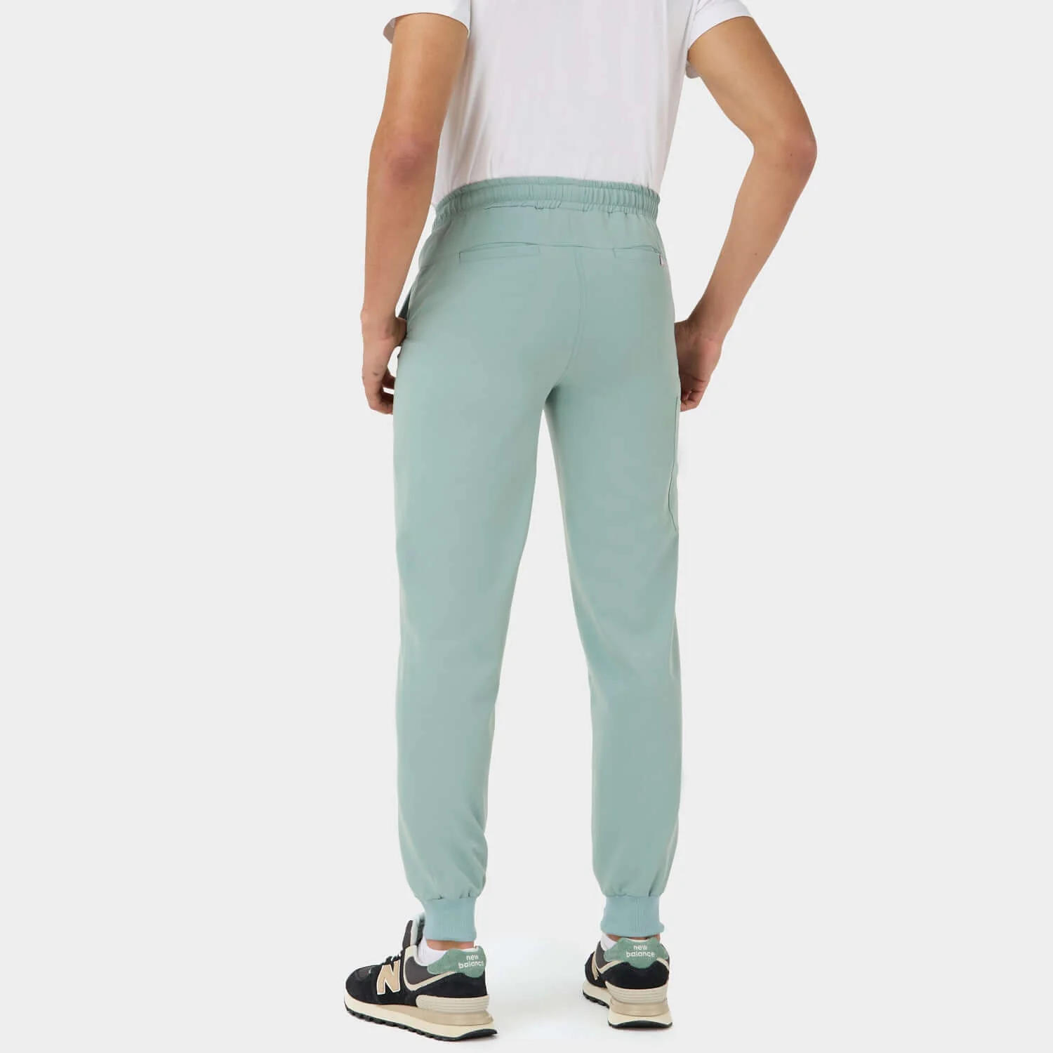 Spodnie Joggery męskie - SAGE GREEN - Image 3