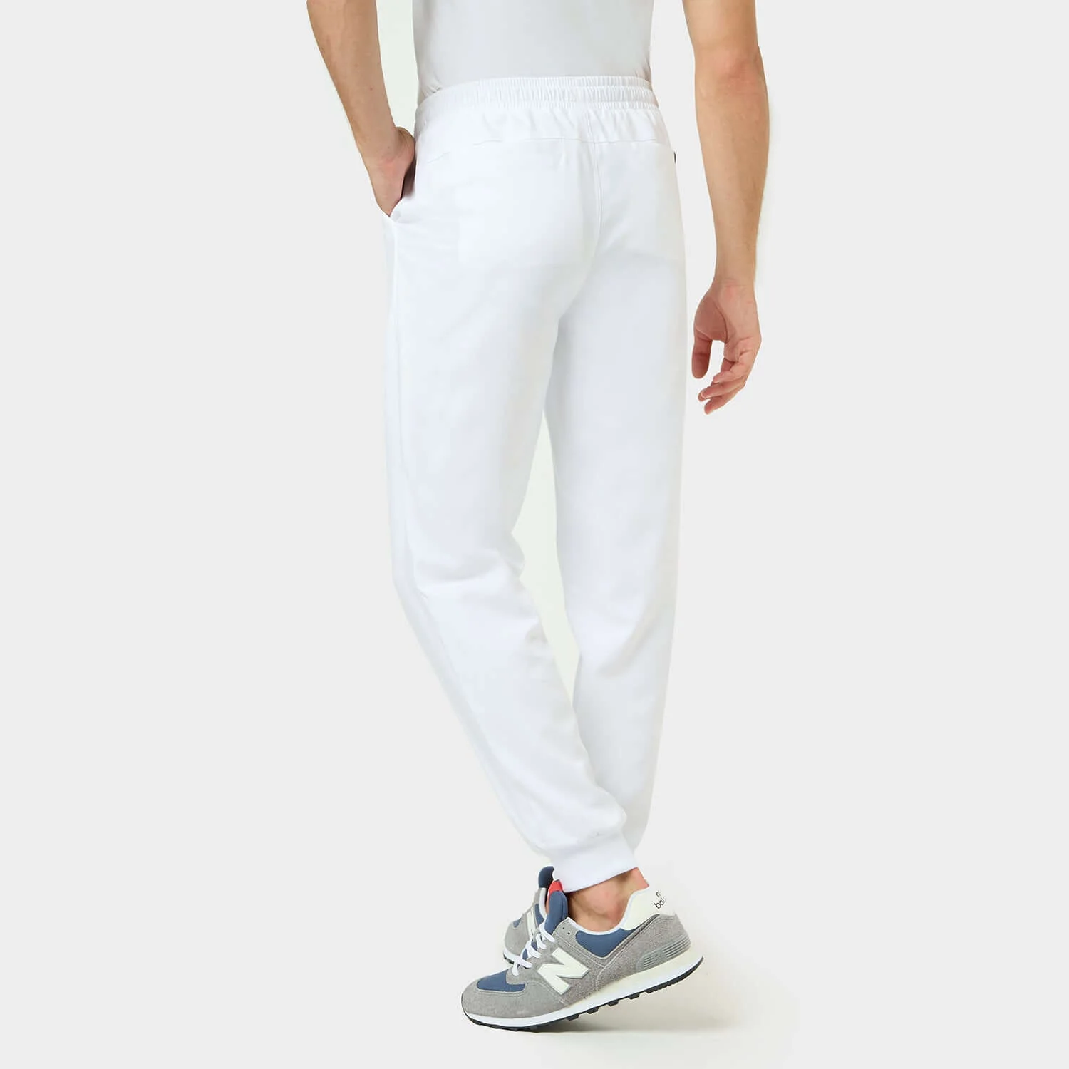Spodnie joggery męskie - WHITE - Image 3