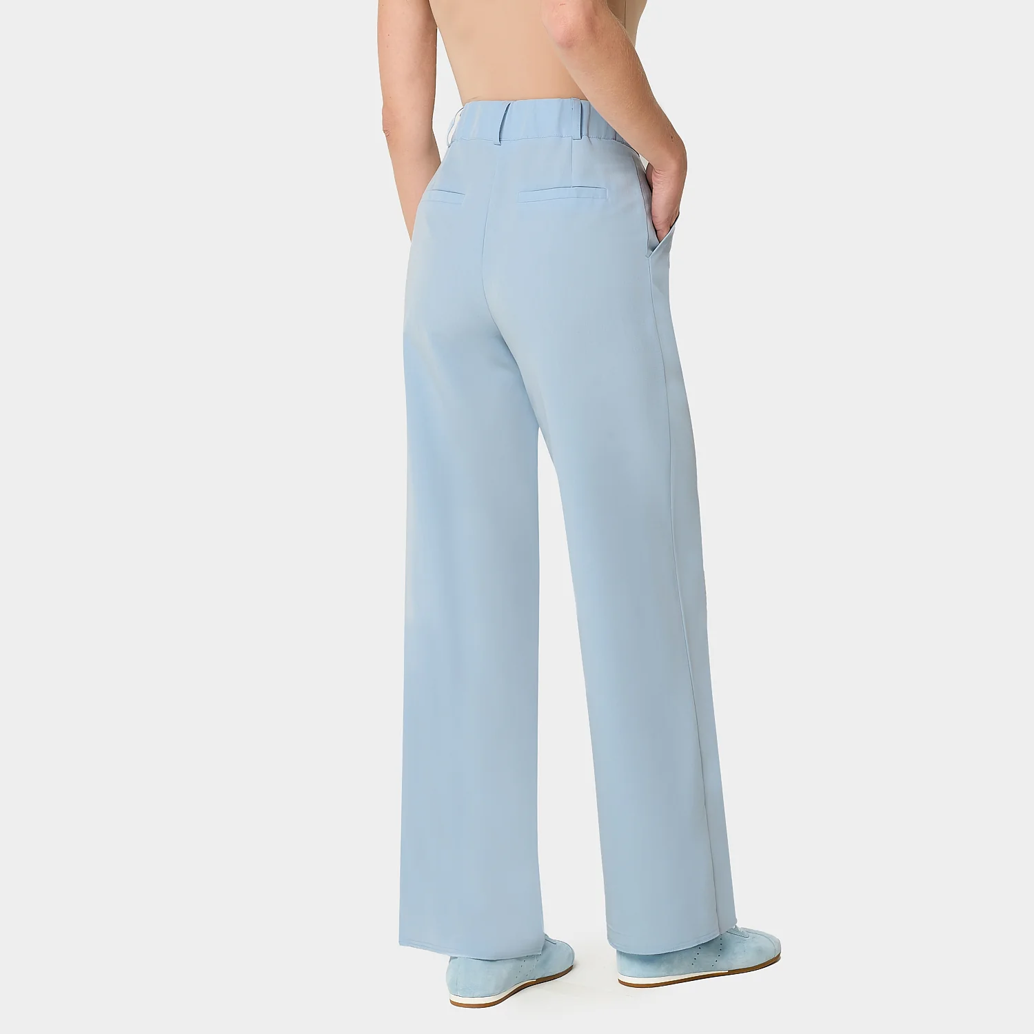 Spodnie medyczne damskie Aura BABY BLUE - Image 4