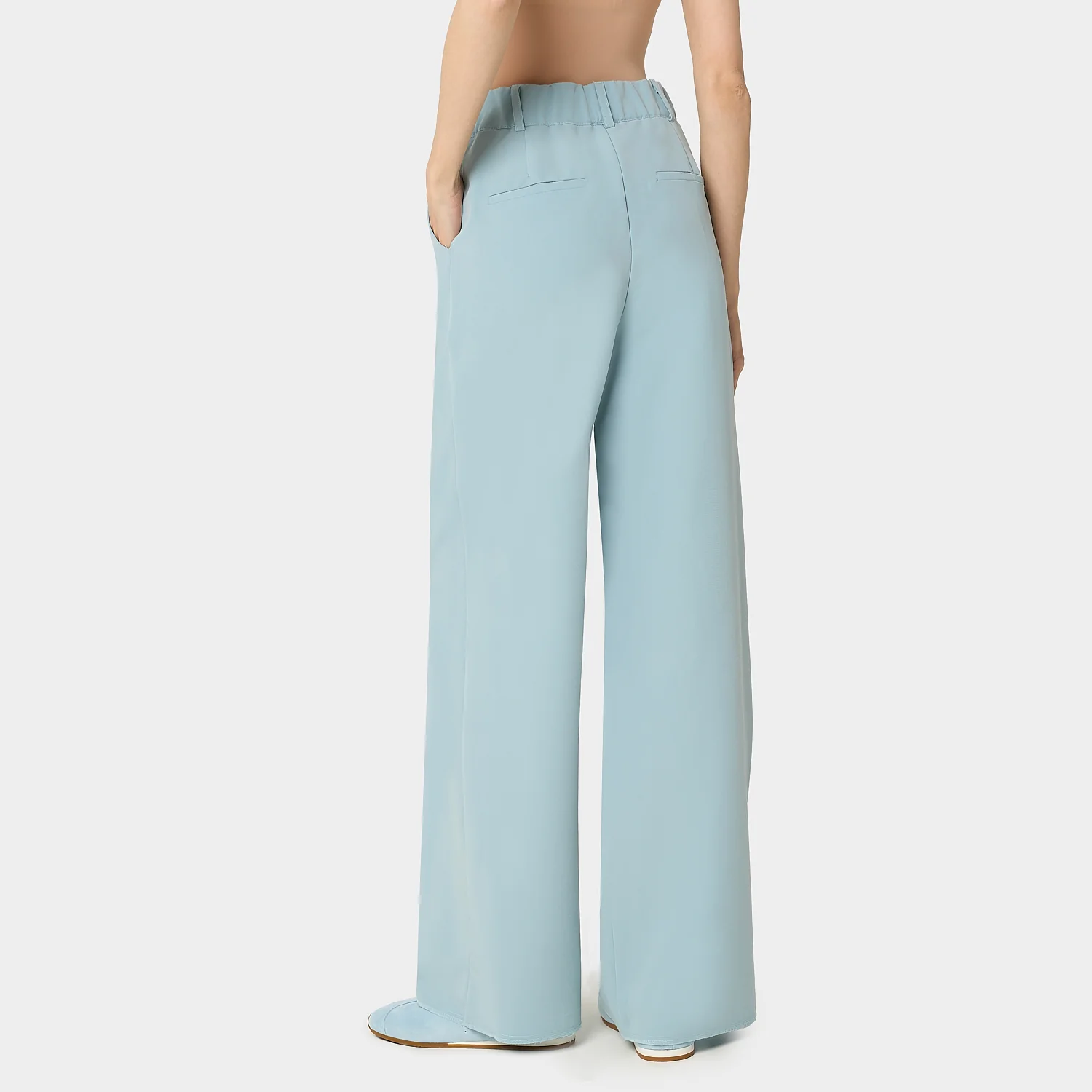 Spodnie medyczne damskie Aura CLOUDY BLUE - Image 3