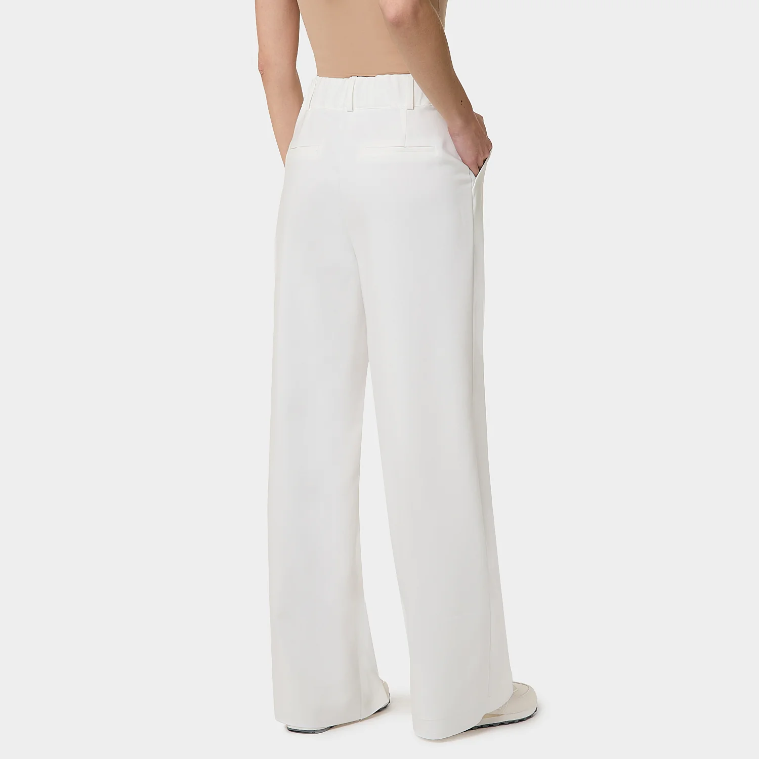 Spodnie medyczne damskie Aura CREAM - Image 4