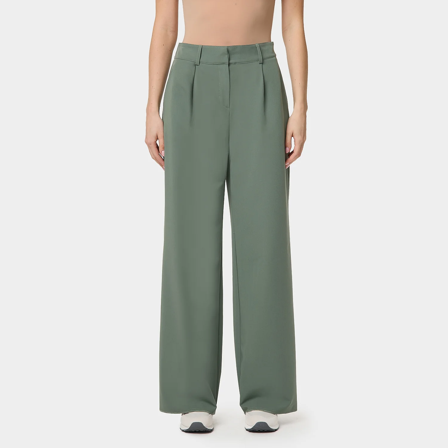 Spodnie medyczne damskie Aura EUCALYPTUS GREEN - Image 4
