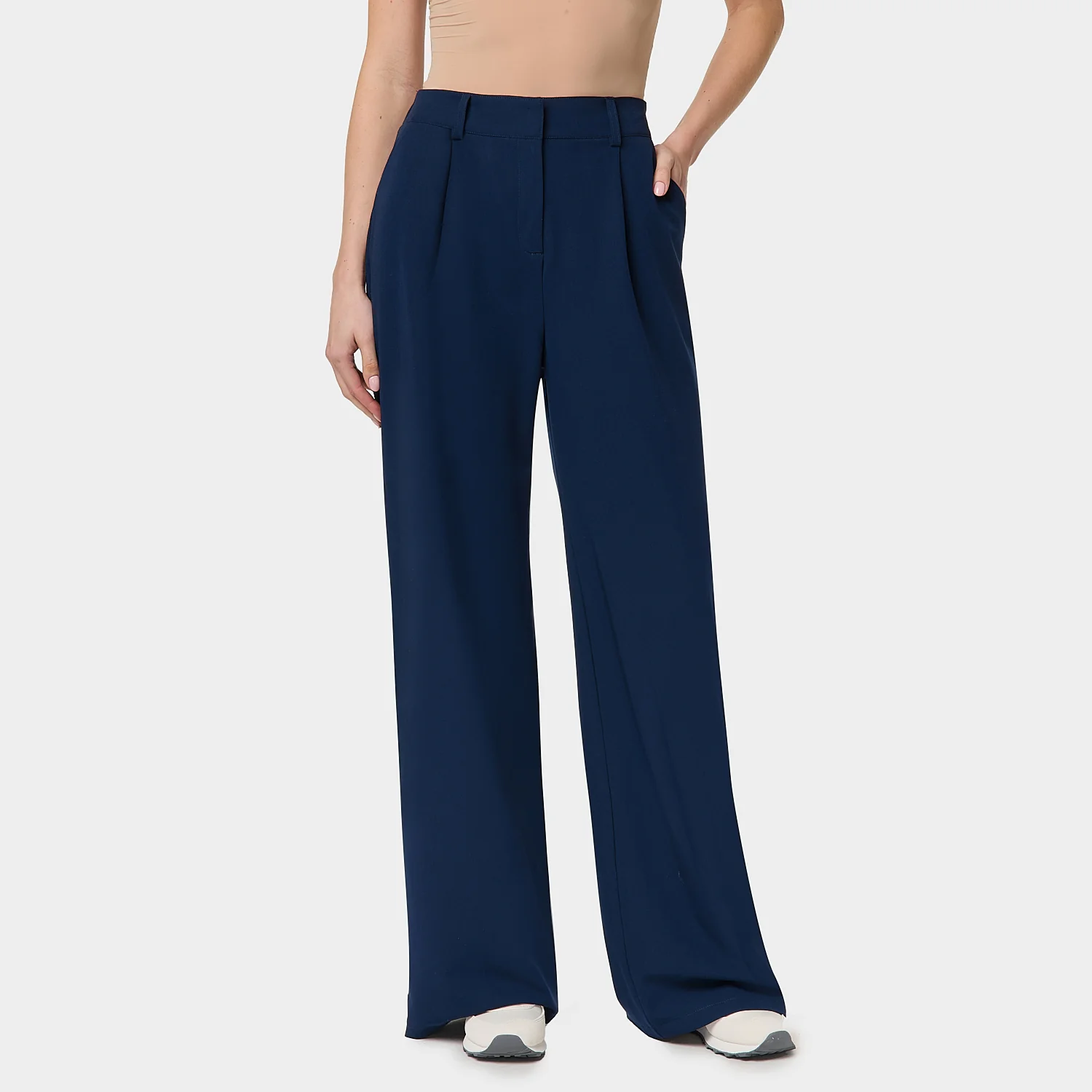 Spodnie medyczne damskie Aura NAVY - Image 5