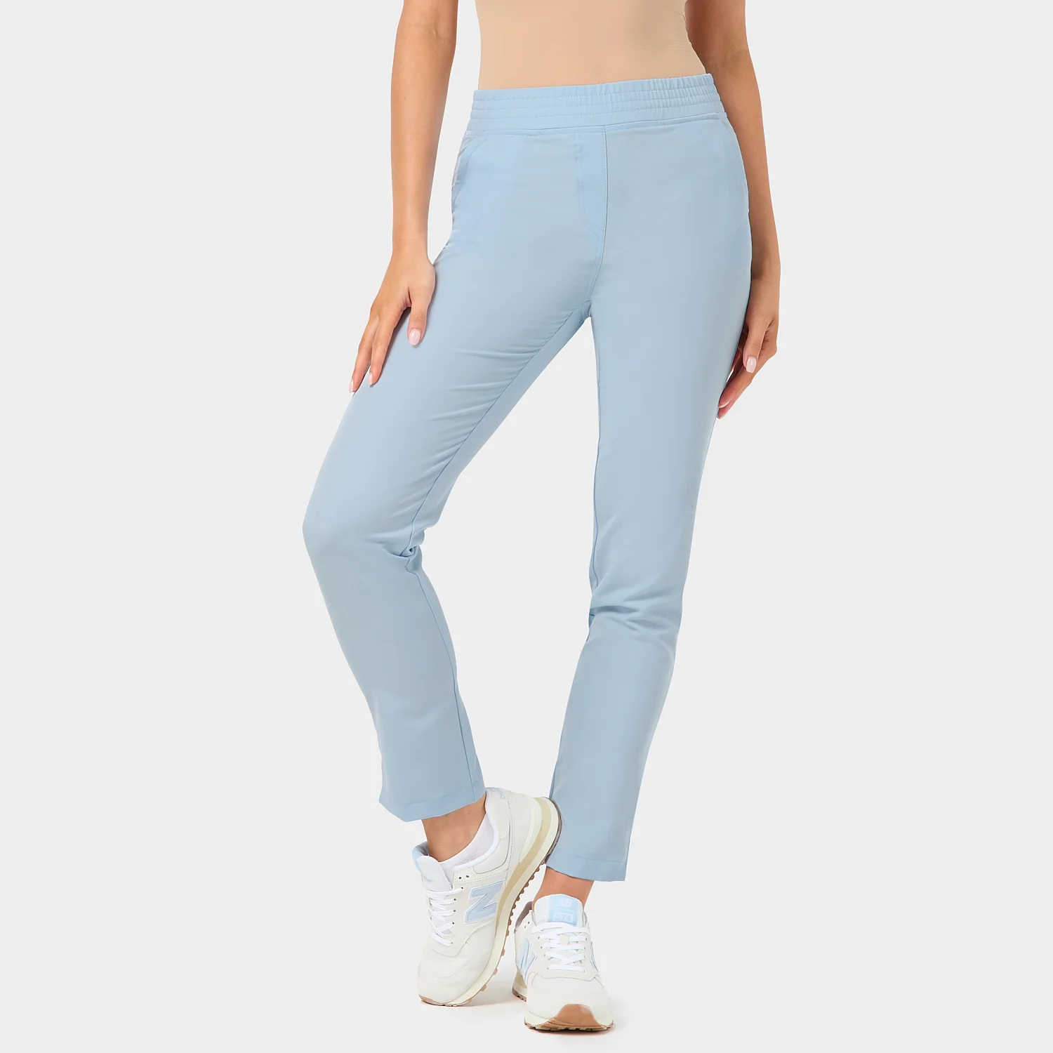 Spodnie medyczne damskie - BABY BLUE - Image 2