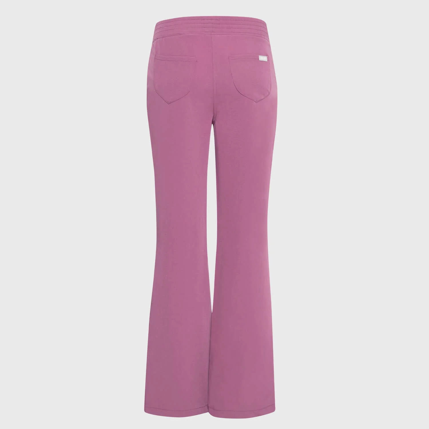 Spodnie medyczne damskie flare BERRY CRUSH - Image 6
