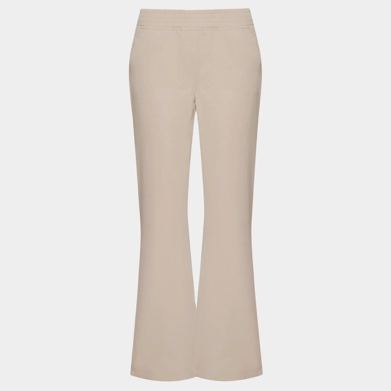 Spodnie medyczne damskie flare LATTE