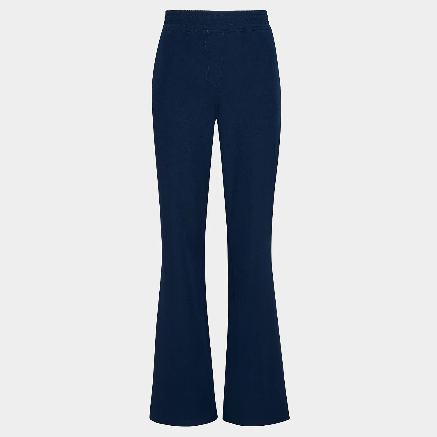 Spodnie medyczne damskie flare NAVY - Image 2