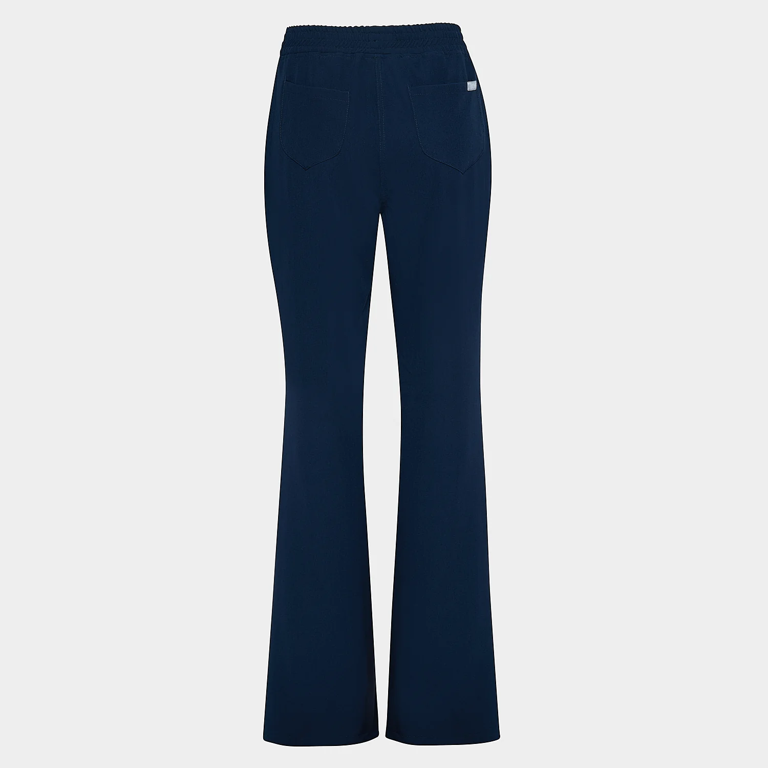Spodnie medyczne damskie flare NAVY - Image 3