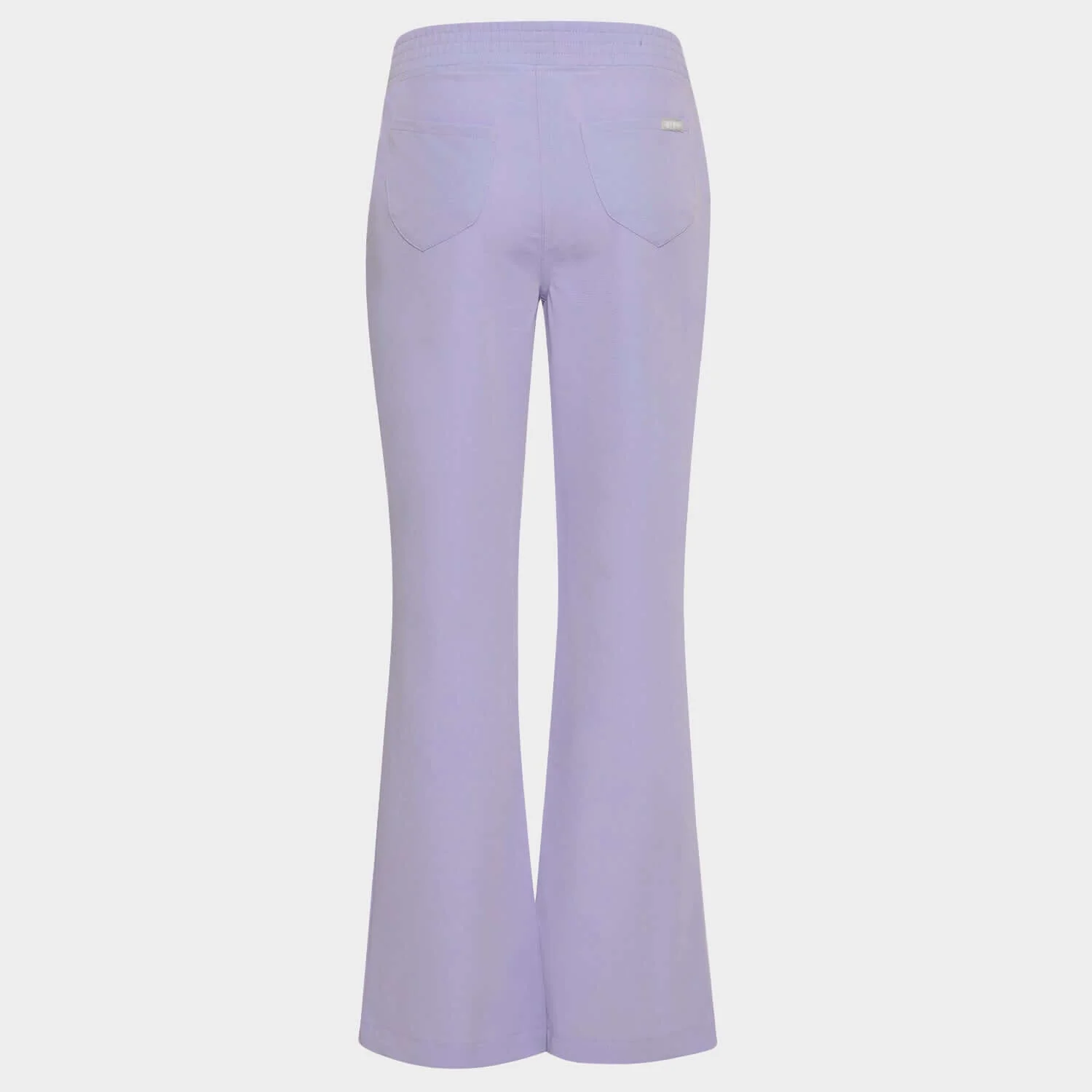 Spodnie medyczne damskie flare SOFT LILAC - Image 2