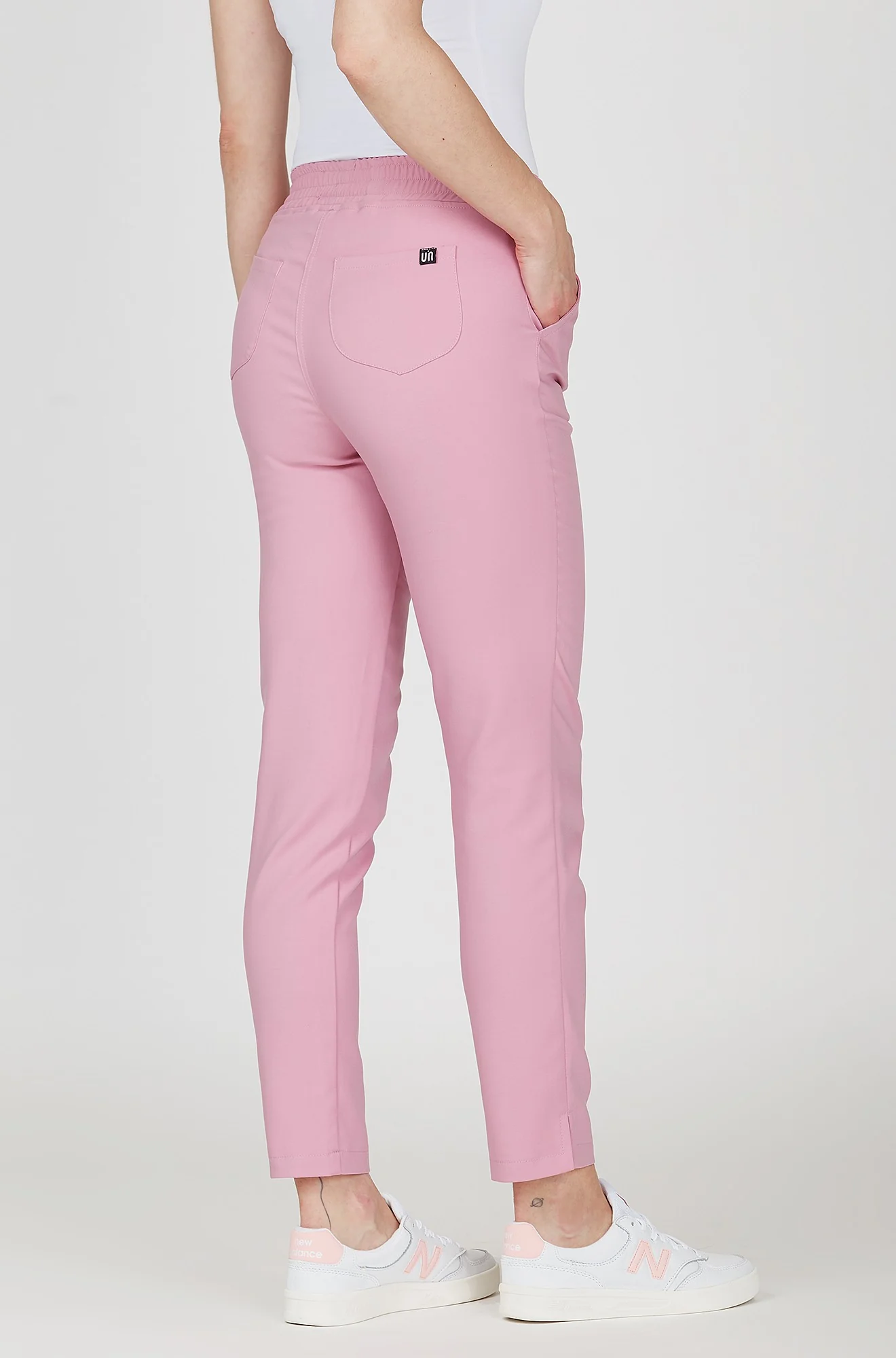 Spodnie medyczne damskie - LILAC PINK
