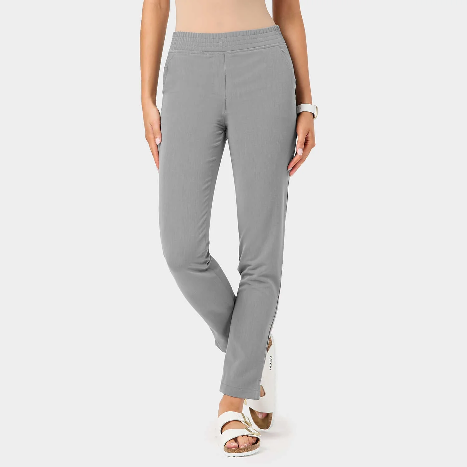Spodnie medyczne damskie - MISTY GREY - Image 2