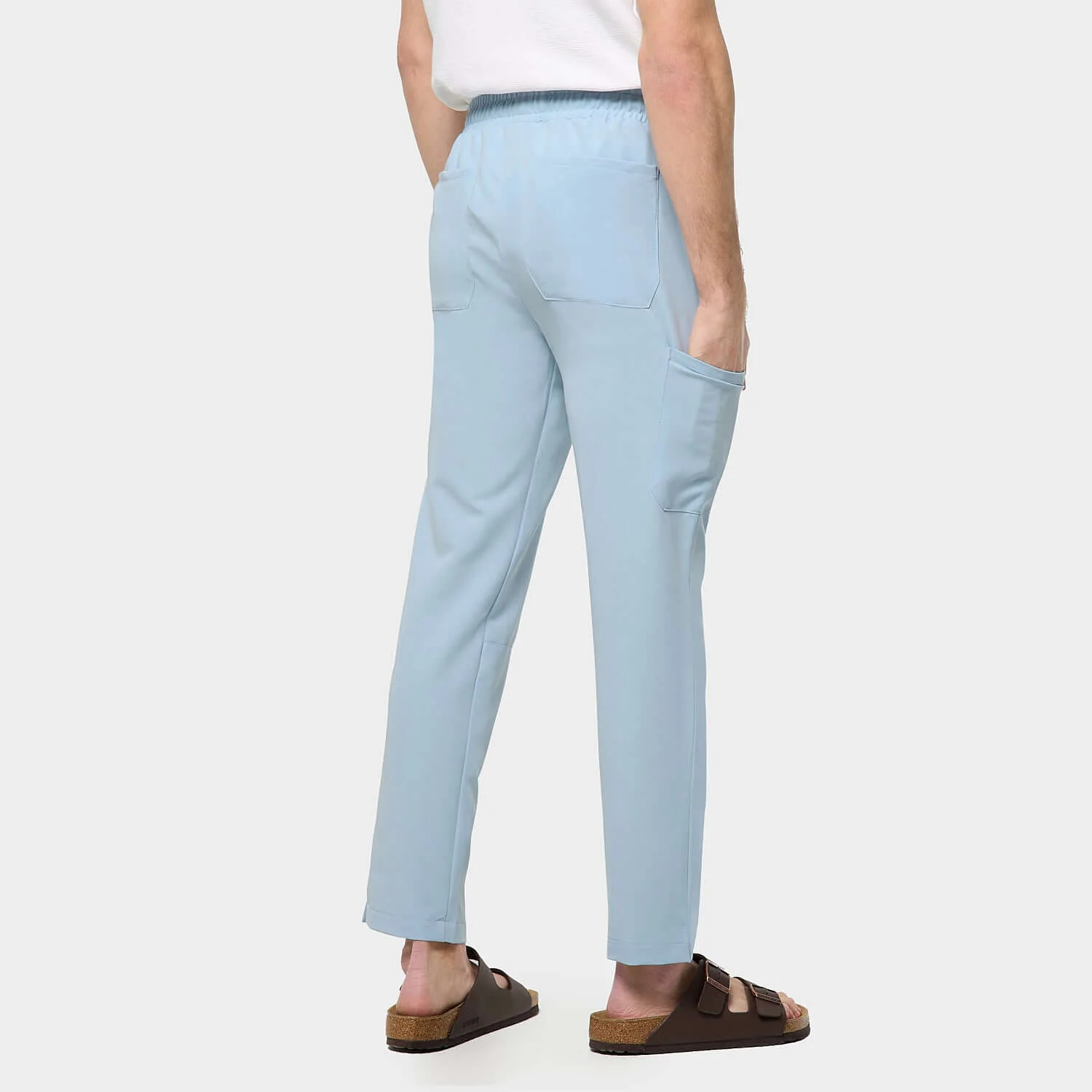 Spodnie medyczne męskie BABY BLUE - Image 2