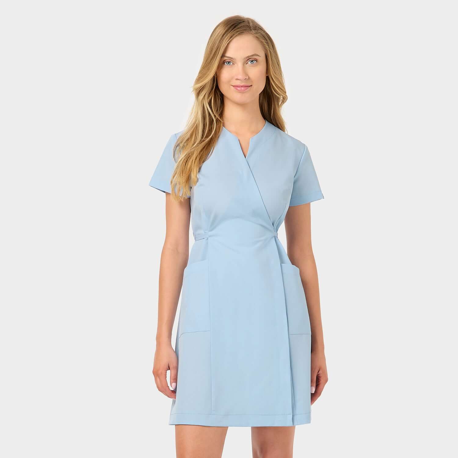 Sukienka medyczna KATE - BABY BLUE - Image 3