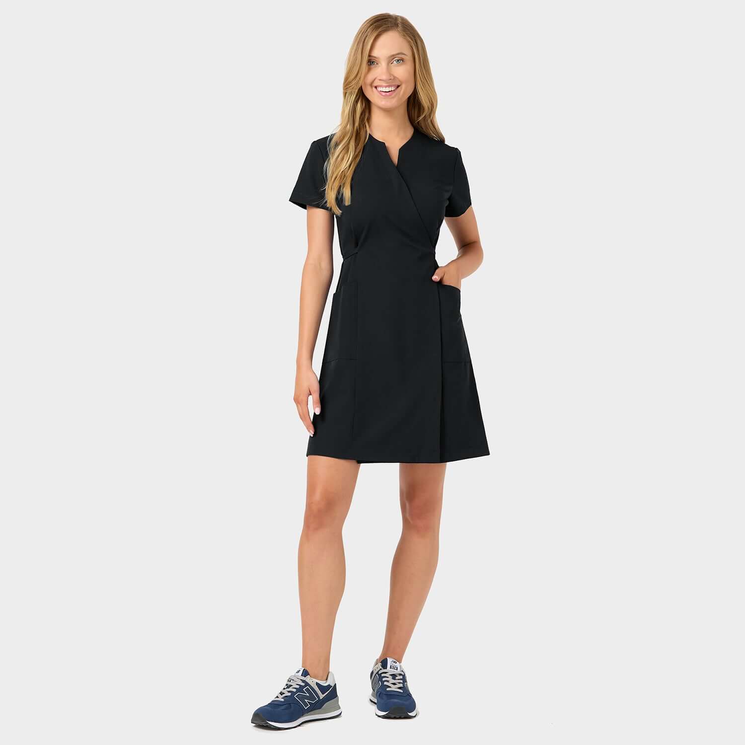 Sukienka medyczna KATE - BLACK - Image 3