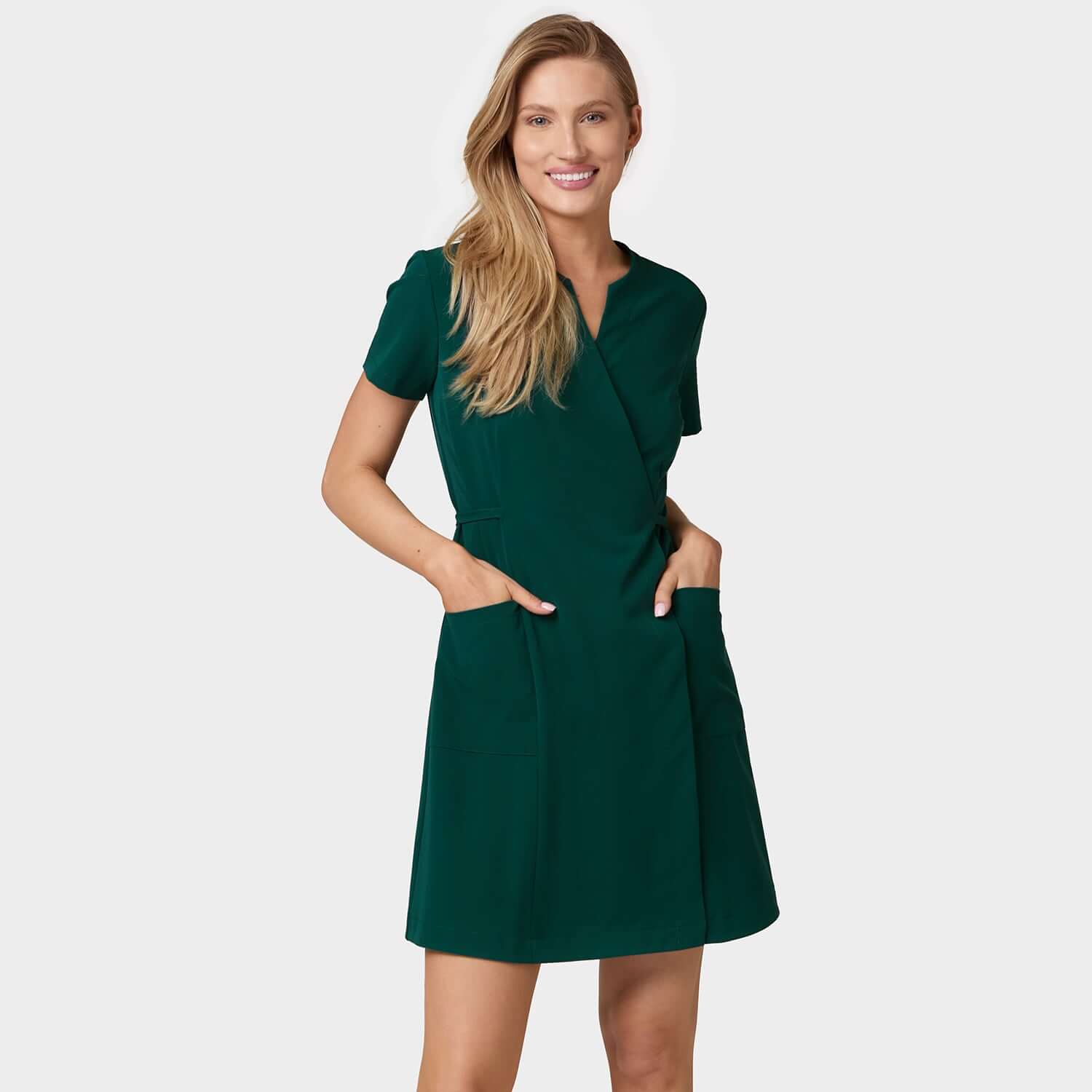 Sukienka medyczna KATE - MOSS GREEN - Image 6