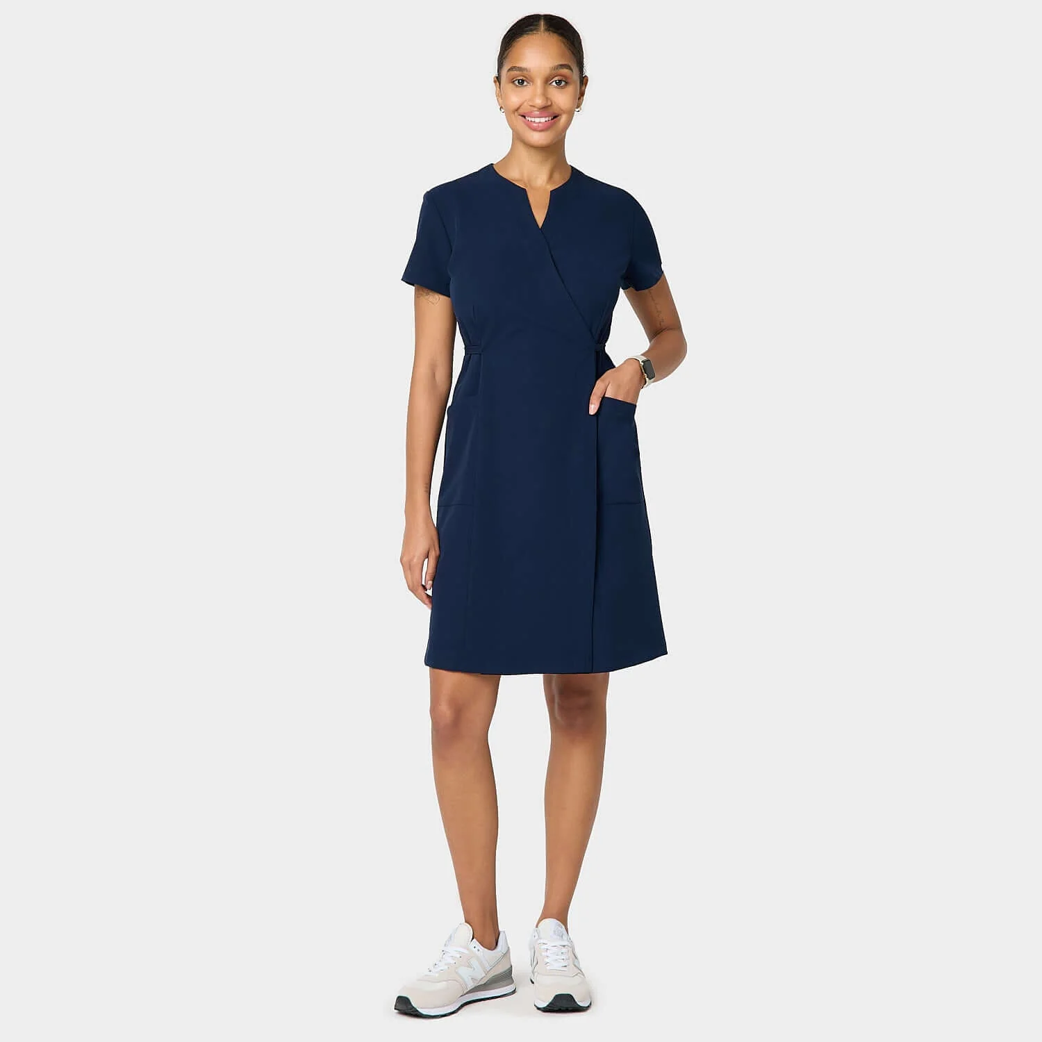 Sukienka medyczna KATE - NAVY - Image 3