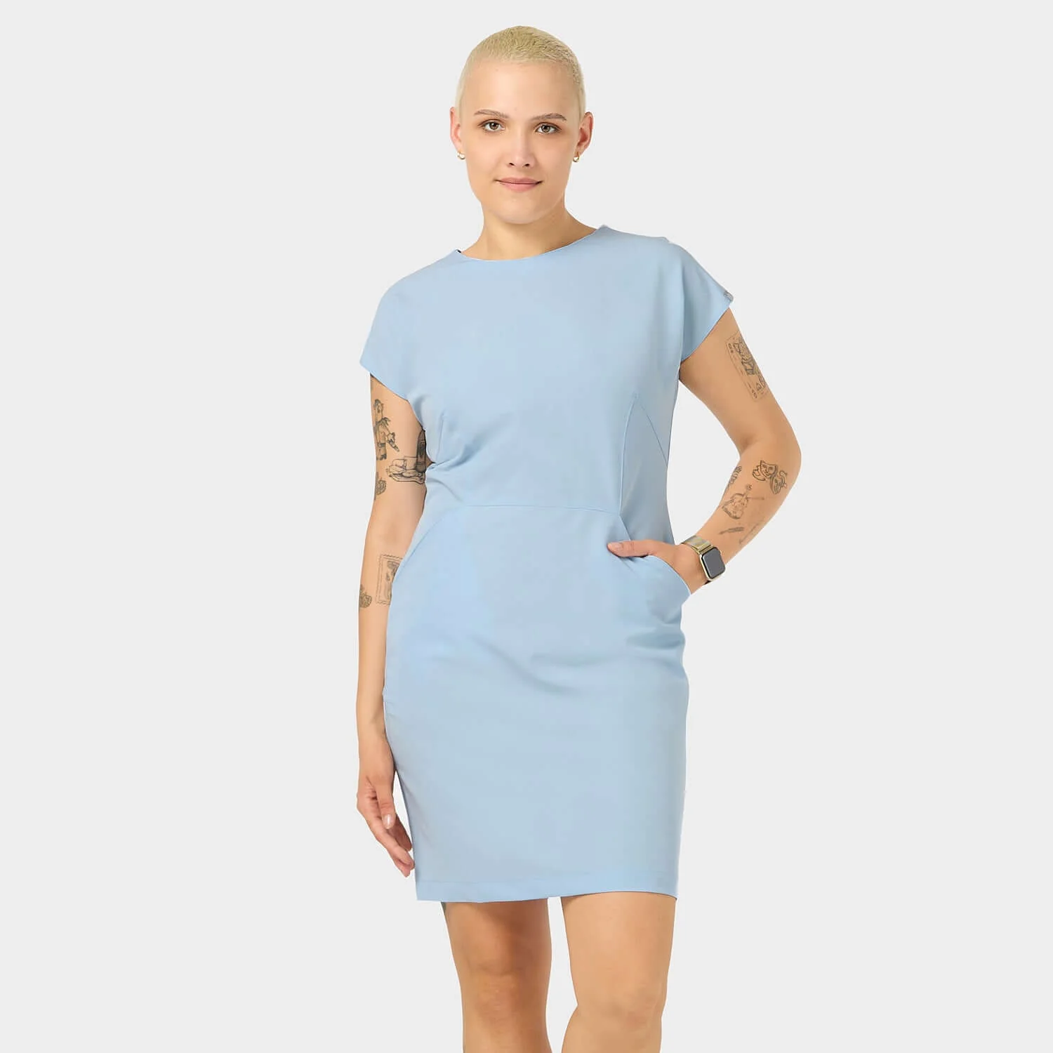 Sukienka medyczna Vena BABY BLUE