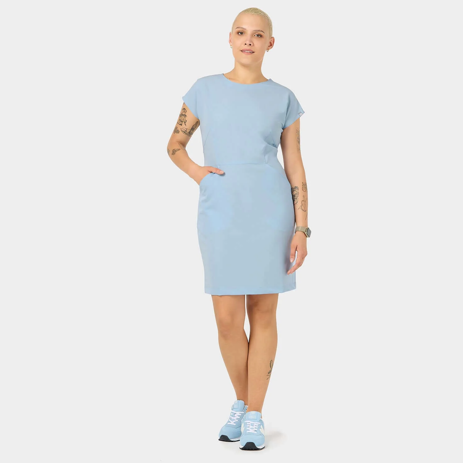Sukienka medyczna Vena BABY BLUE - Image 2